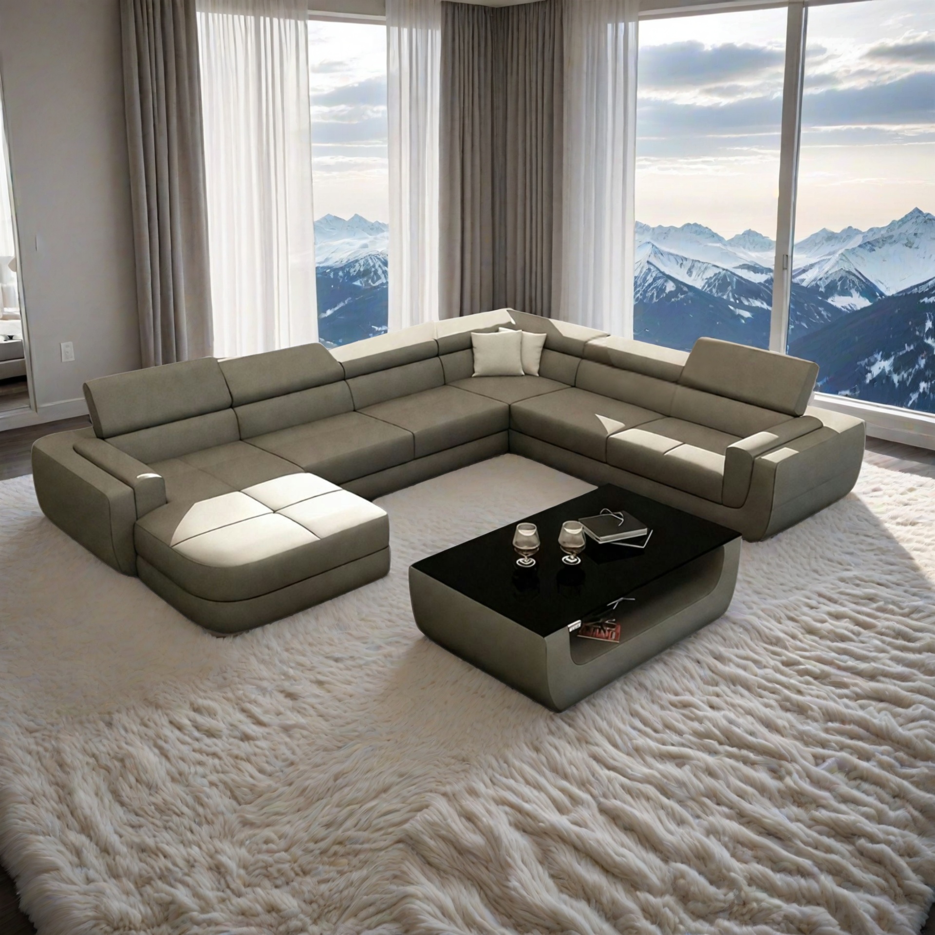 Sofa Montpellier - Wohnlandschaft U-form