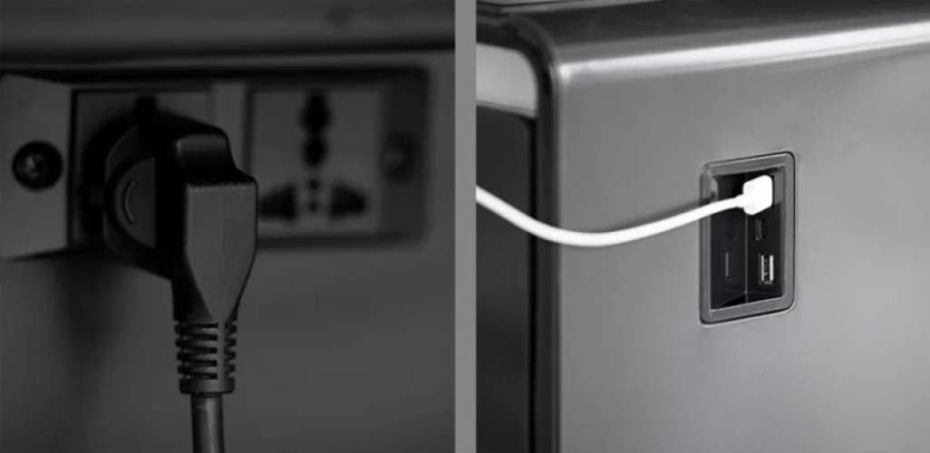 Kühl-Gefrierkombination Arendal mit Wireless und USB Charger  