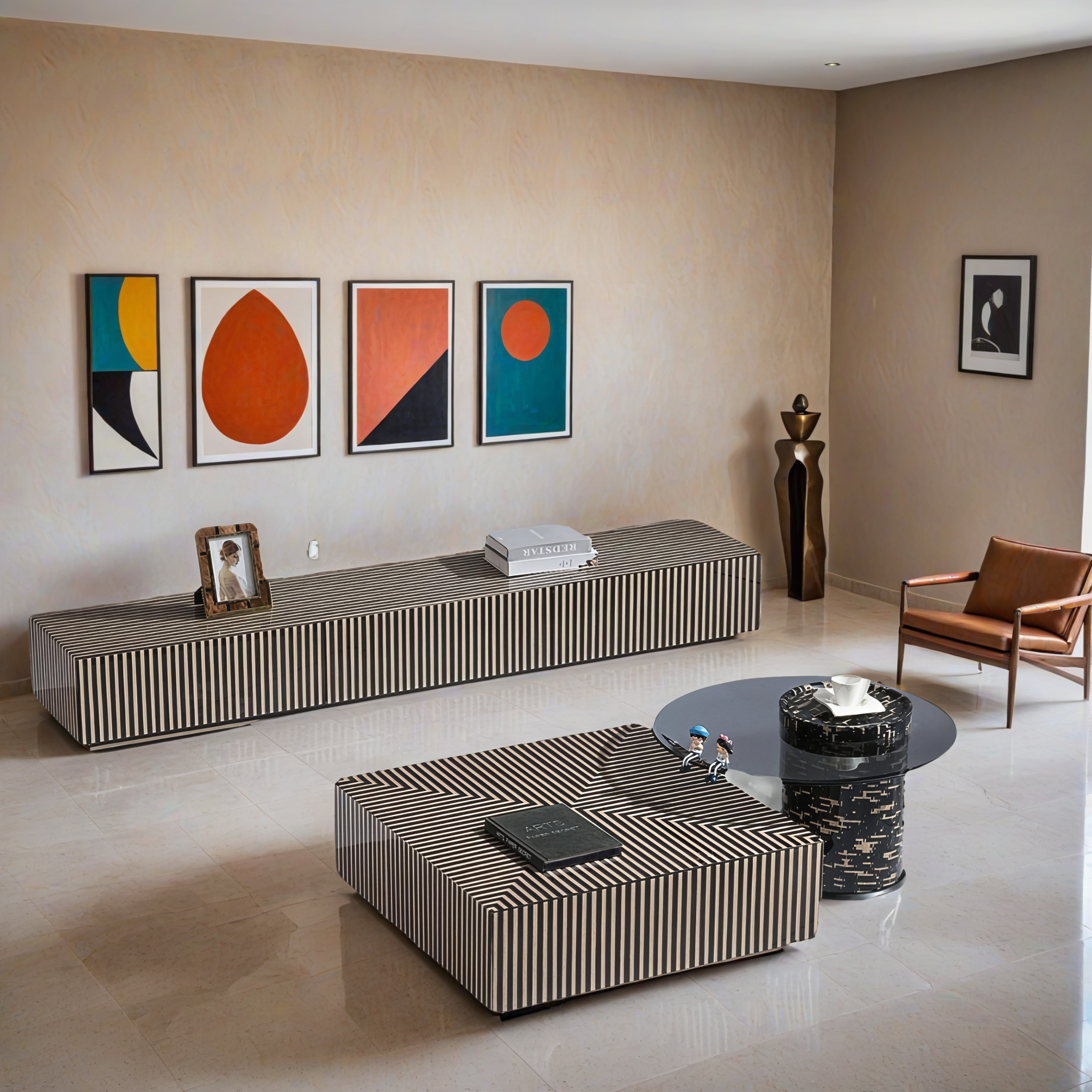 Designer Couchtisch und TV Board Genthin