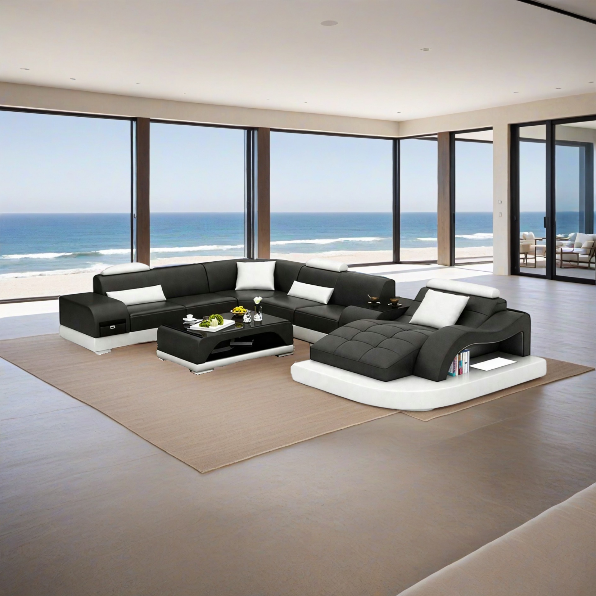 Sofa Dortmund - Wohnlandschaft U-form