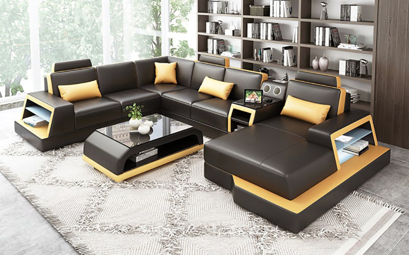 Sofa Bern - Wohnlandschaft U-form