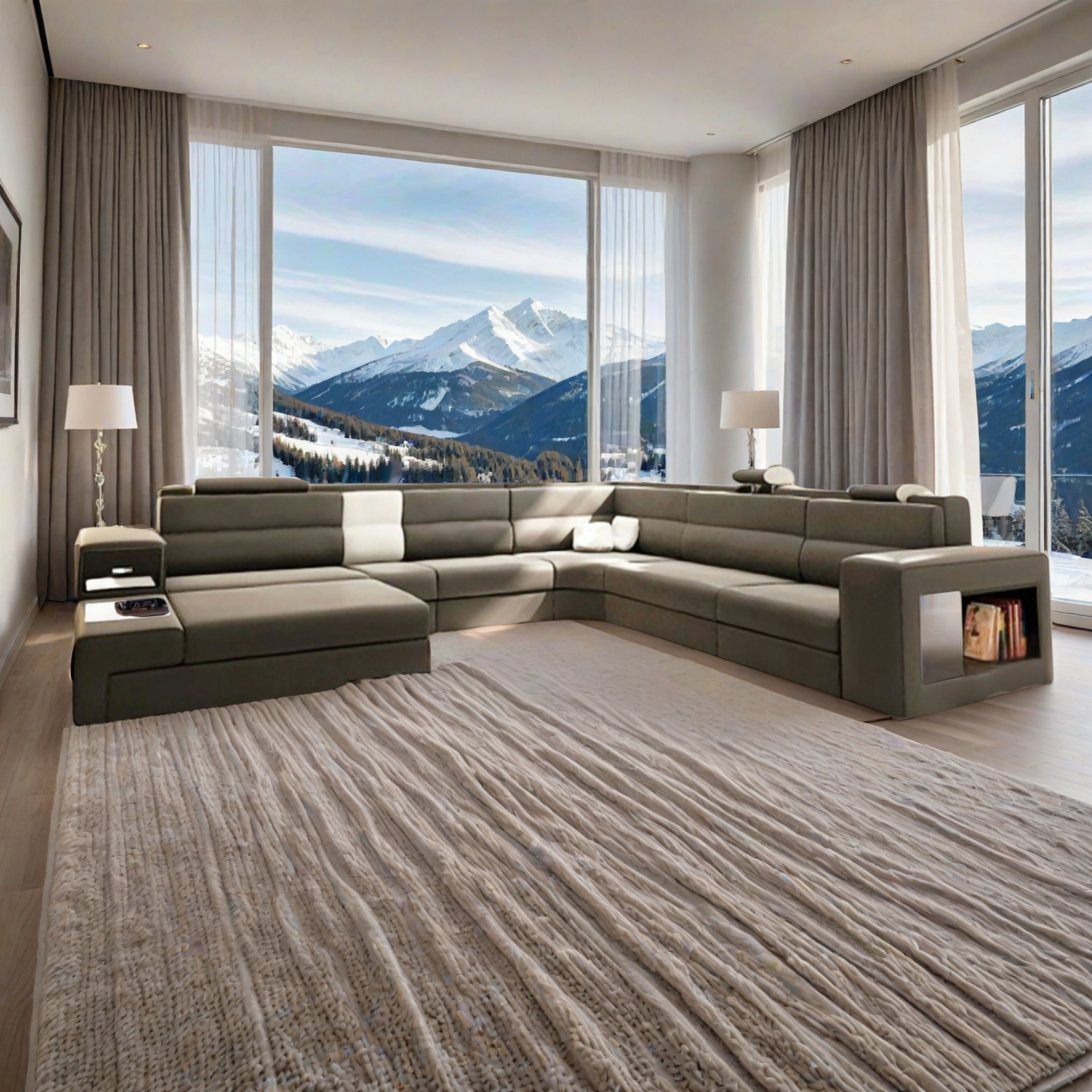 Sofa Berlin - Wohnlandschaft U-form