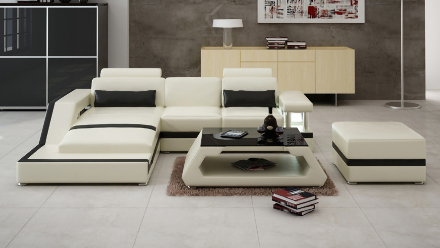  Sofa 2er sitzer + Hocker Sapporo