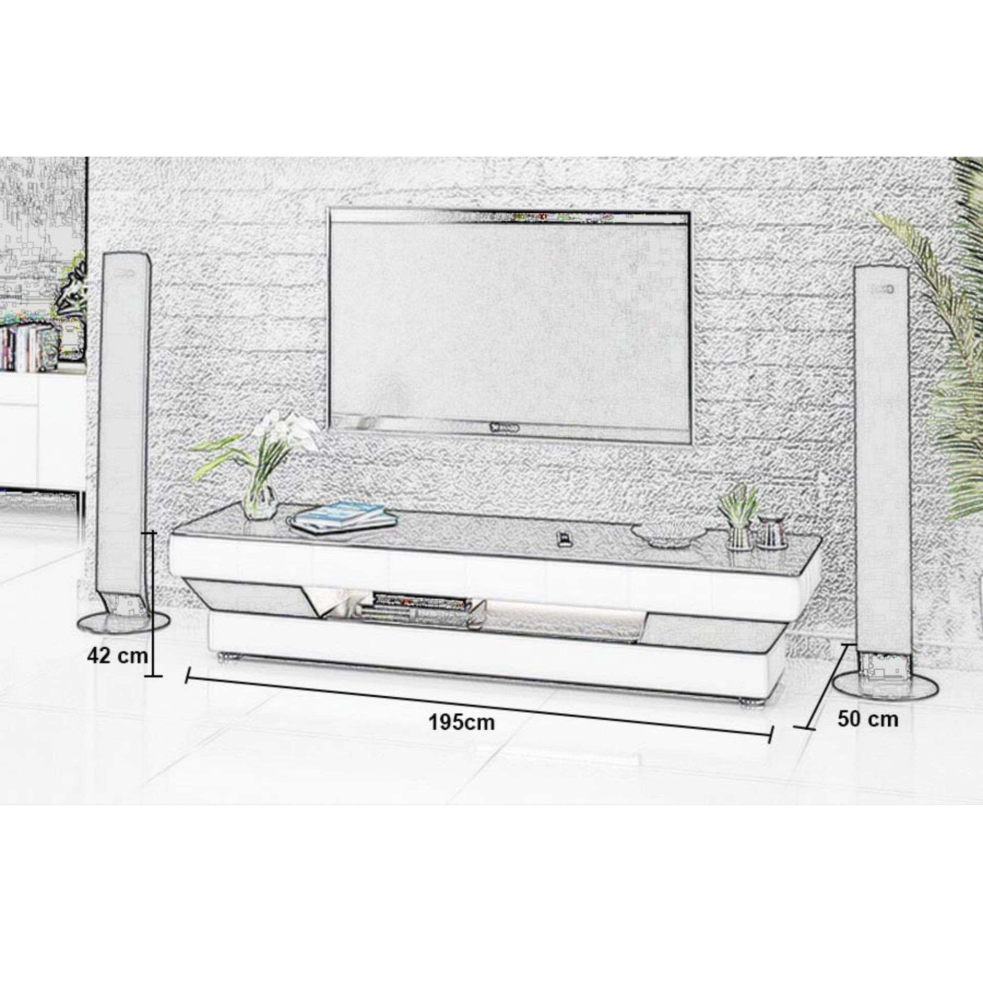  Designer TV-Board - Hamburg