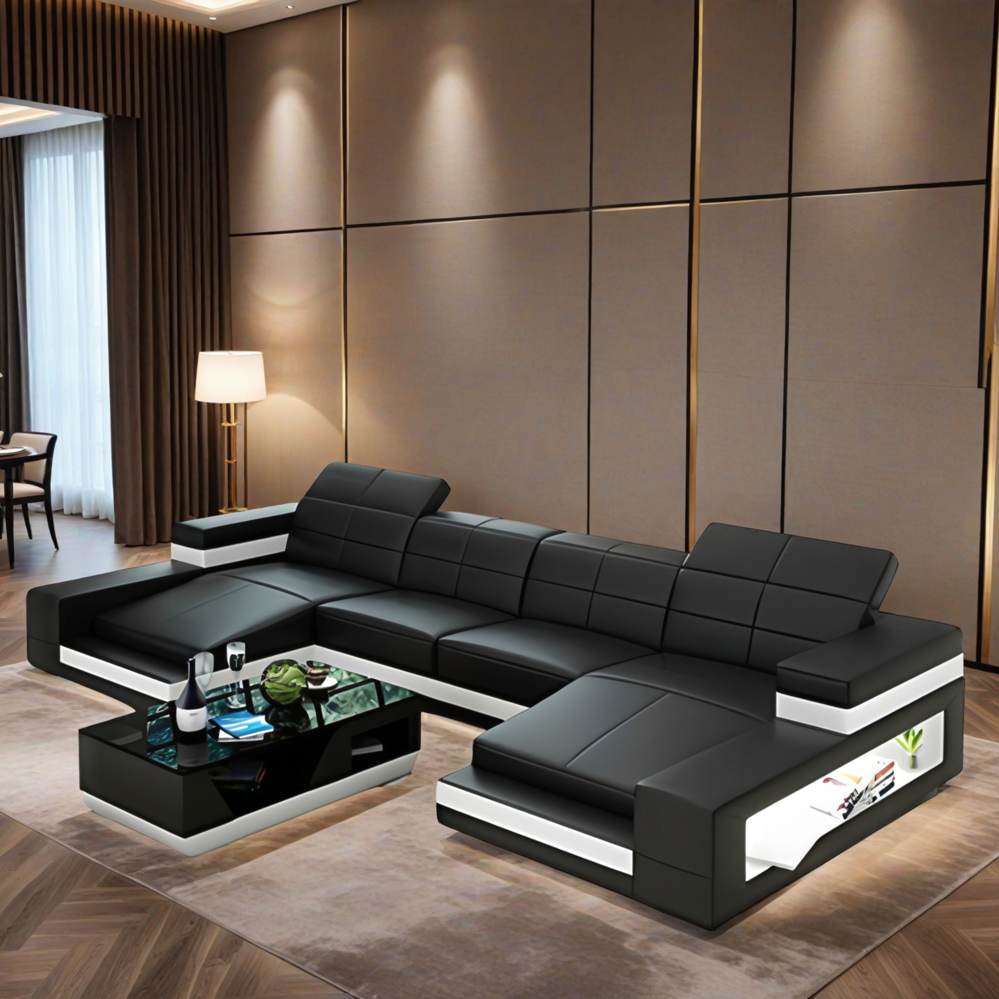 Sofa Vidigal -  Wohnlandschaft U-form