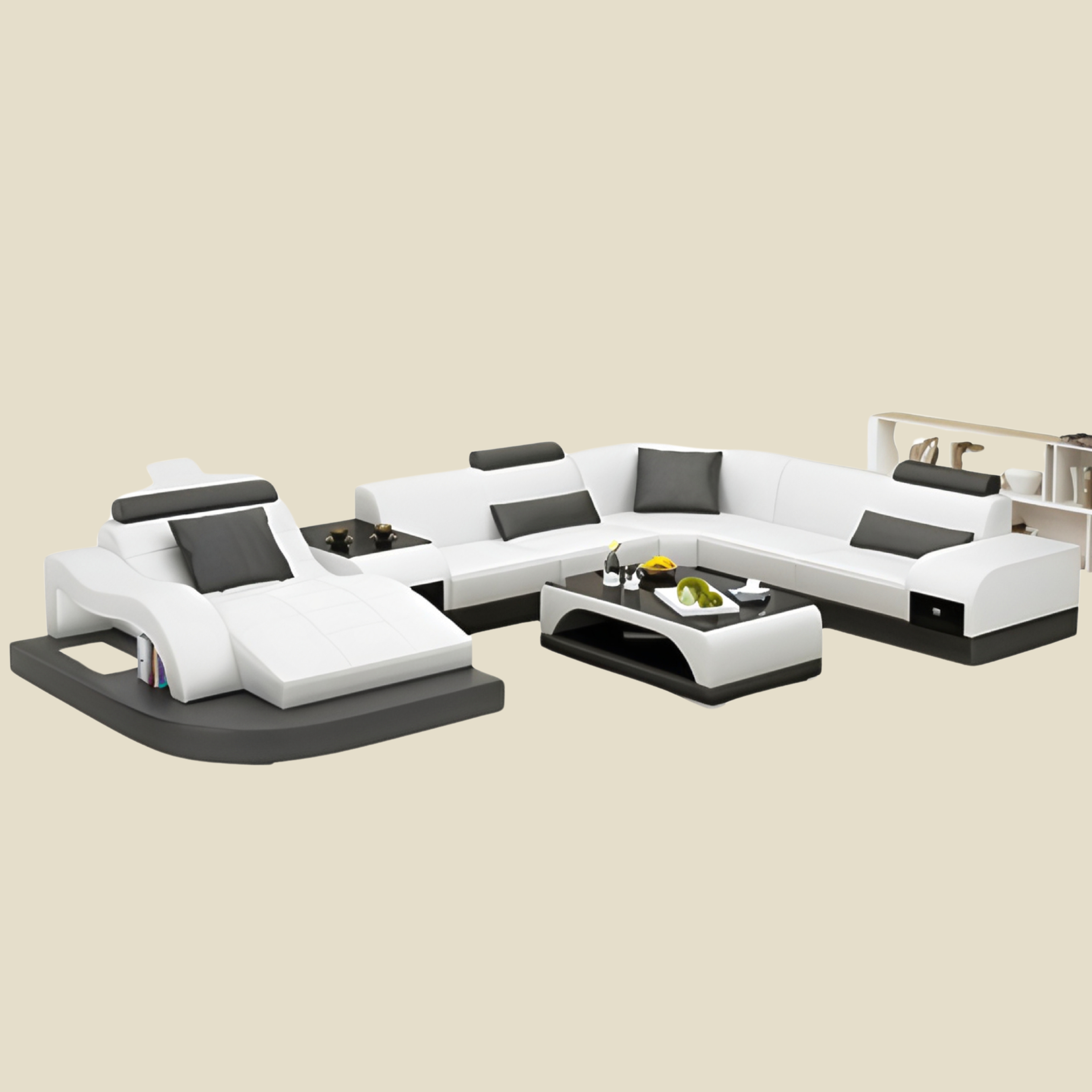 Sofa Dortmund - Wohnlandschaft U-form