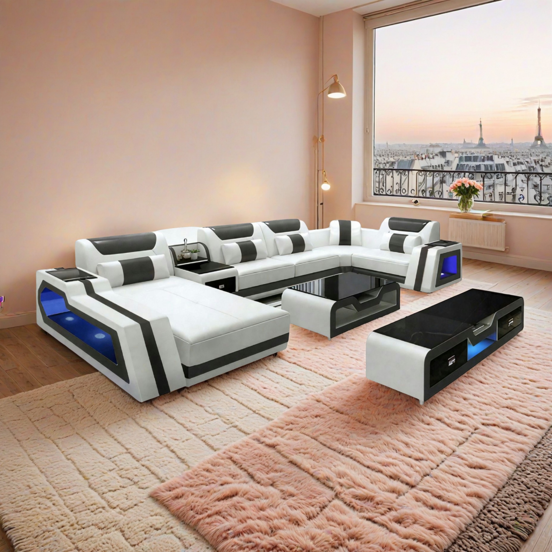 Sofa Akron -  Wohnlandschaft U-form