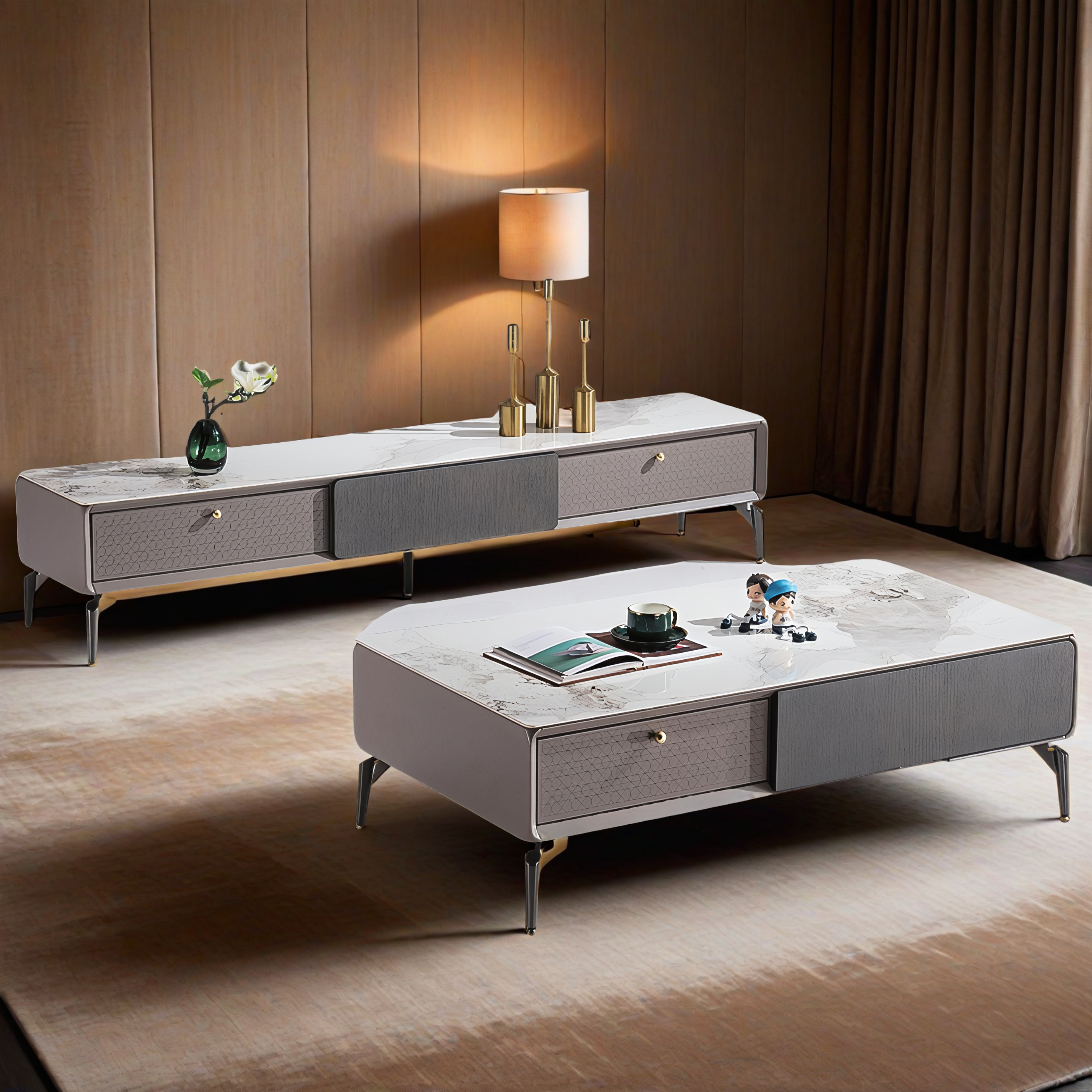 Designer Couchtisch und TV Board Zerbst