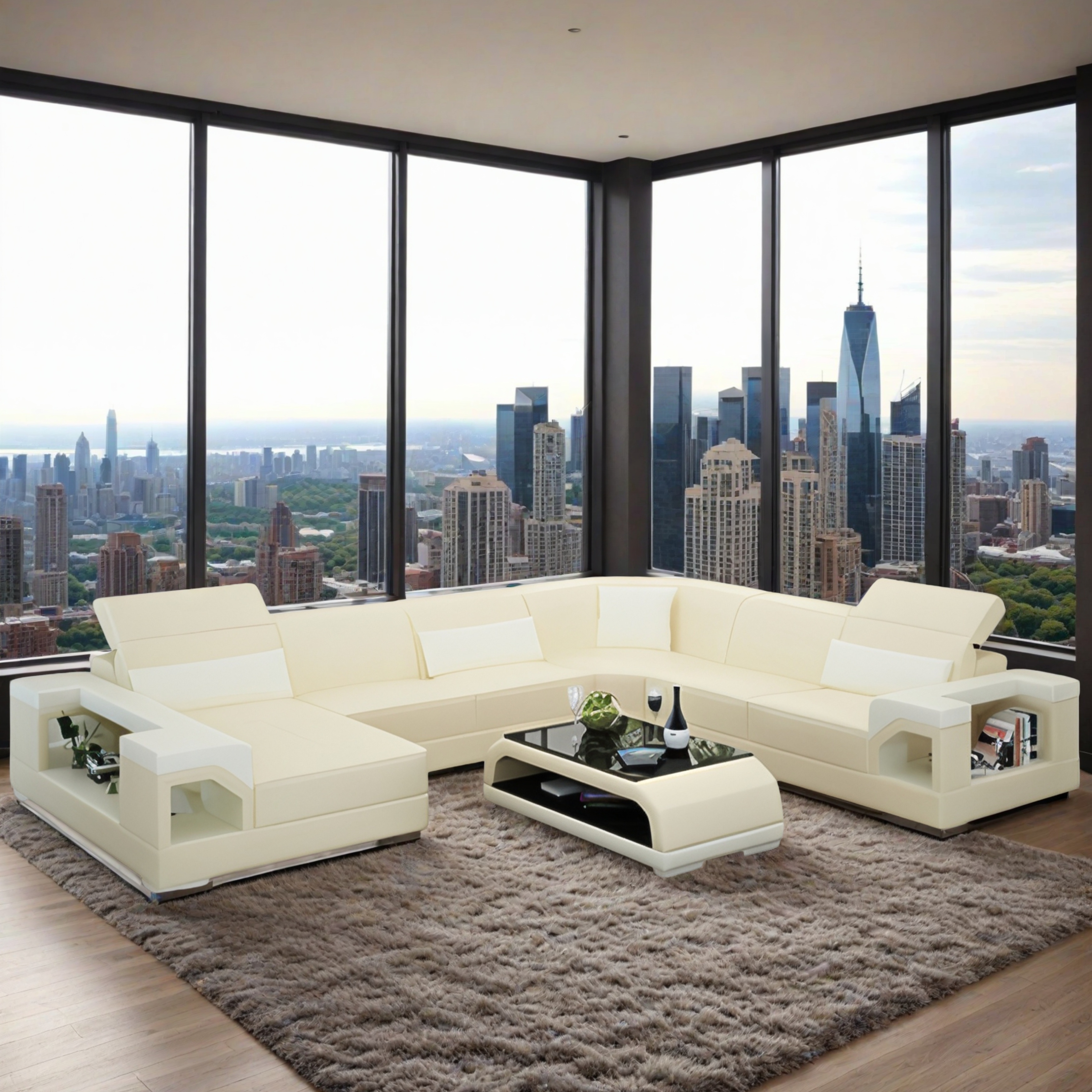 Sofa München - Wohnlandschaft U-form