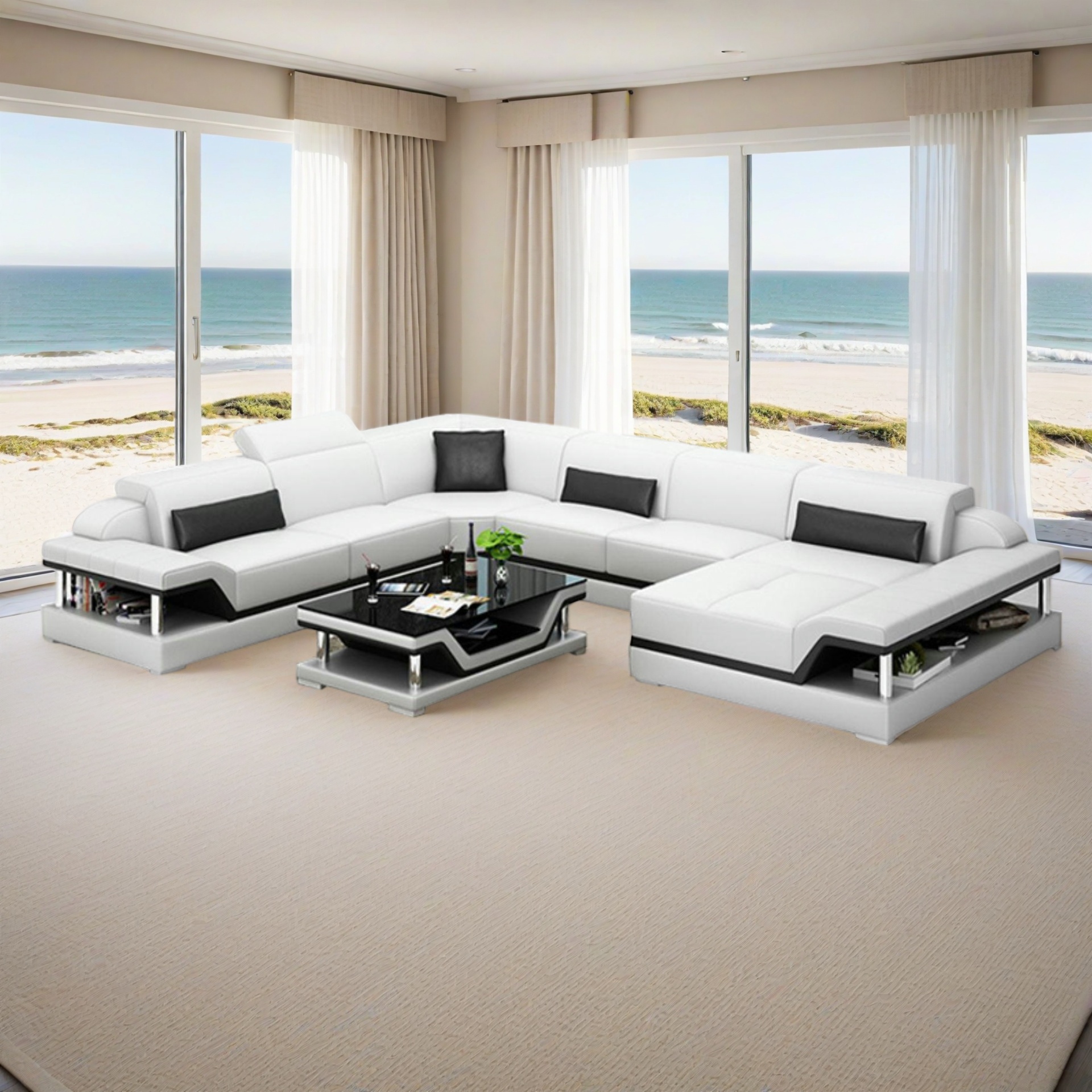 Sofa Dresden -  Wohnlandschaft U-form