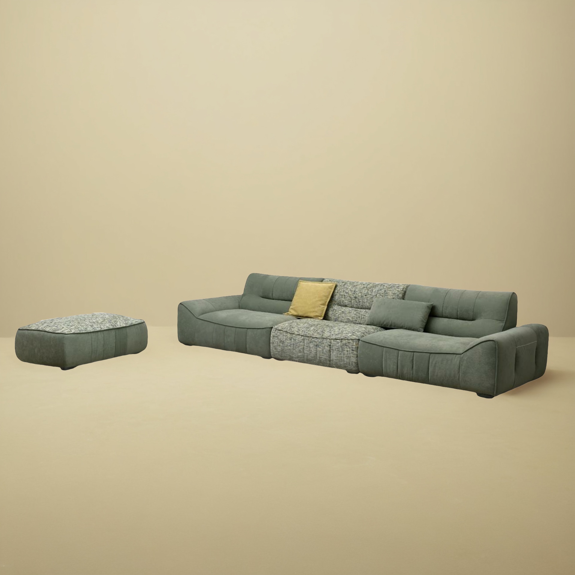 Sofa Lyneth + Hocker