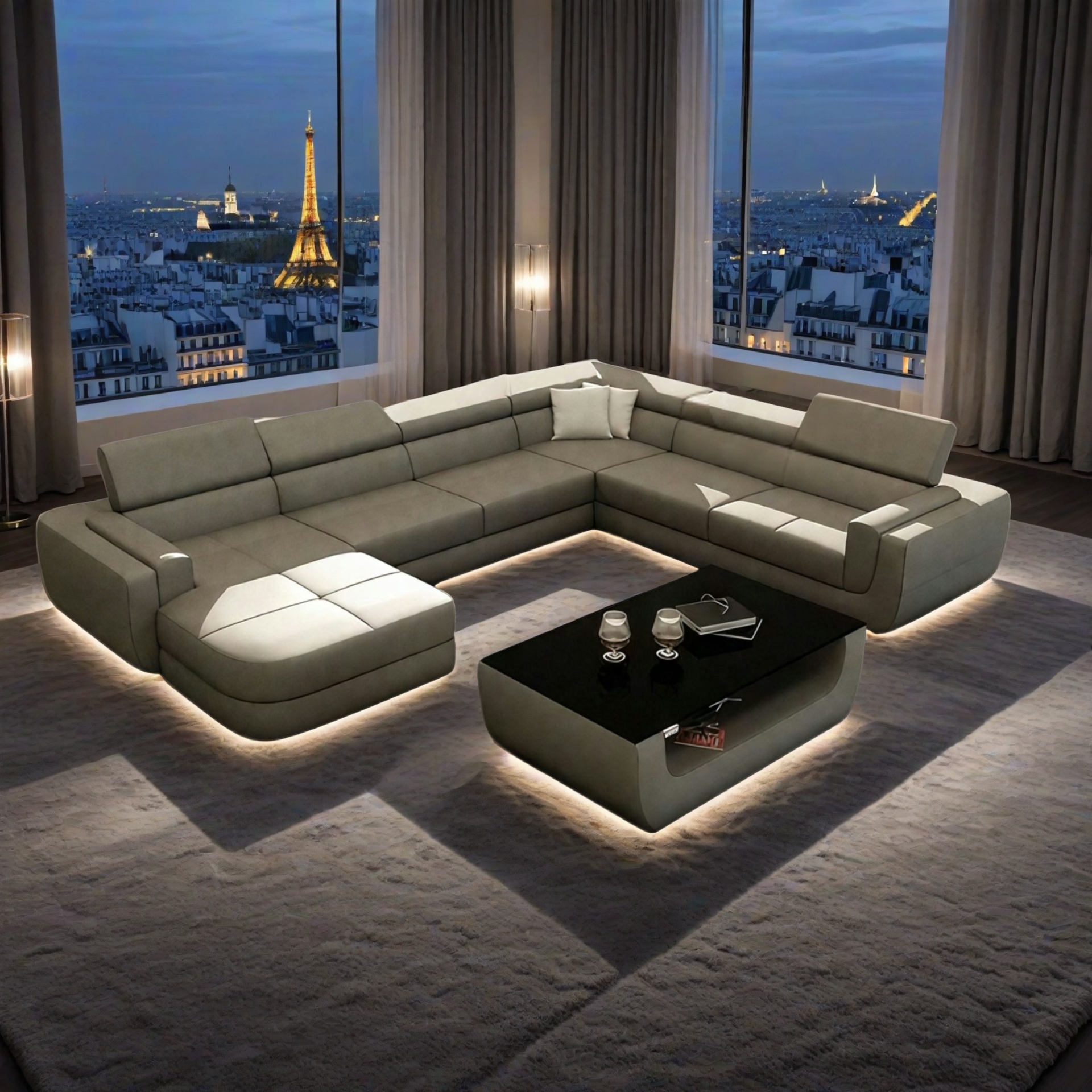 Sofa Montpellier - Wohnlandschaft U-form