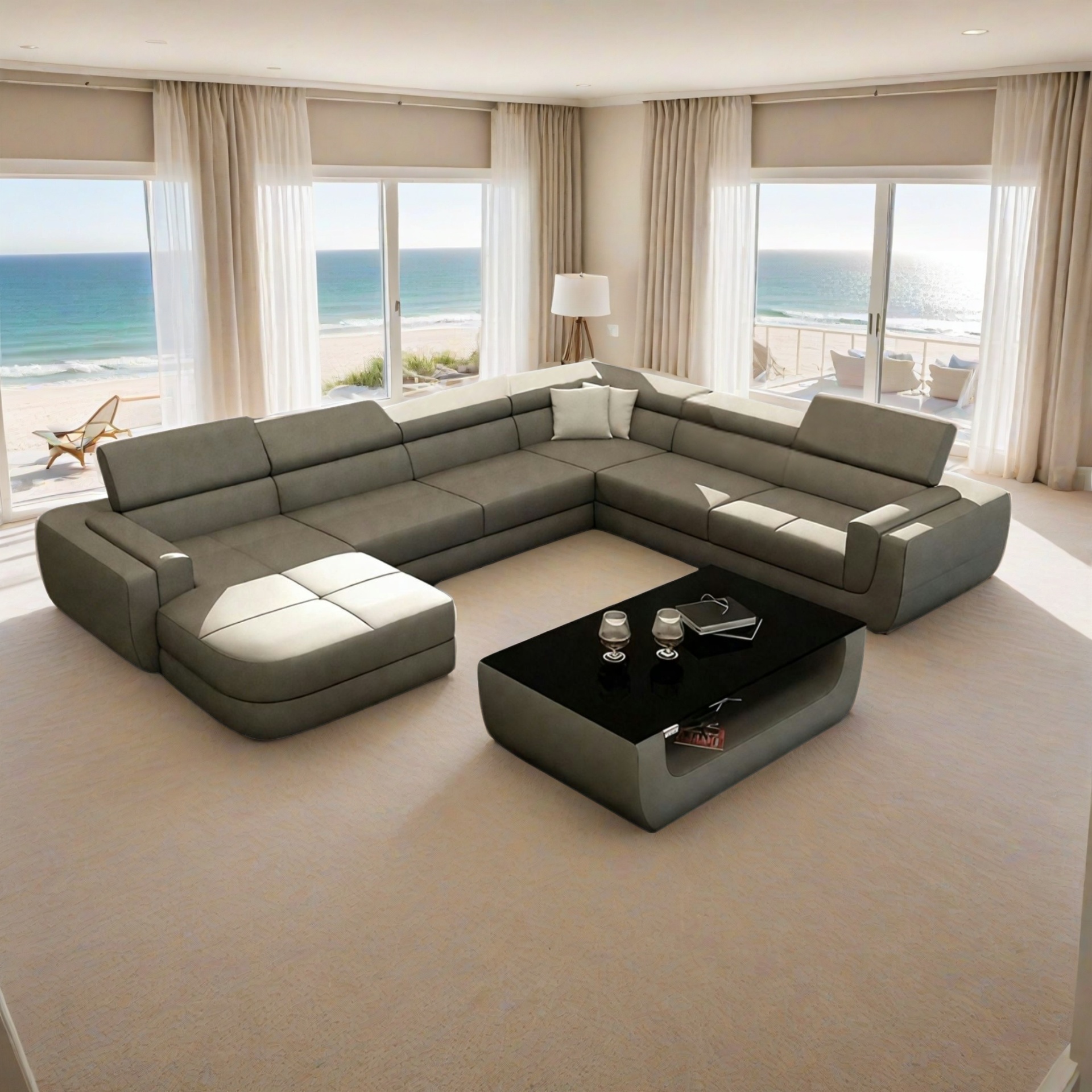 Sofa Montpellier - Wohnlandschaft U-form