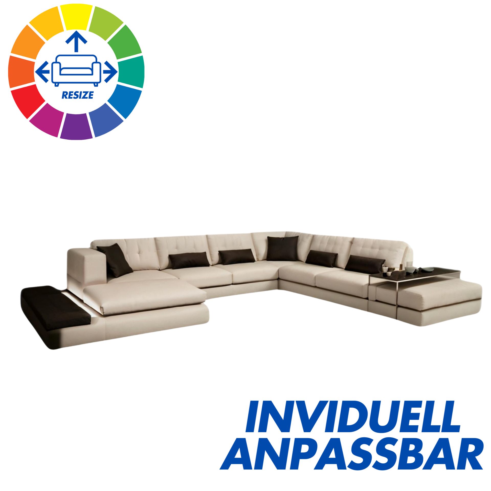 Sofa Olching Wohnlandschaft U-form