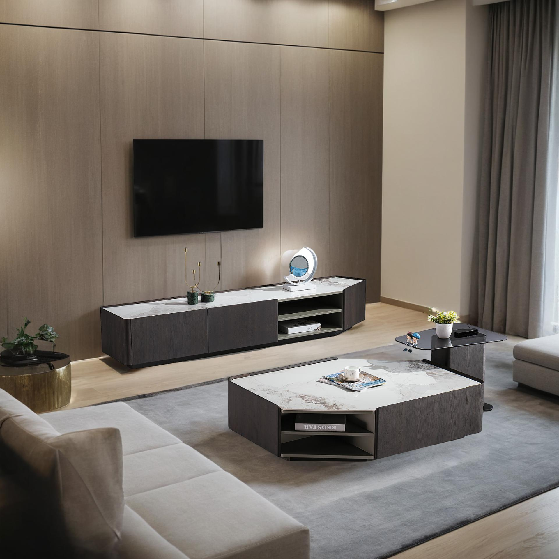 Designer Couchtisch und TV Board Leuna