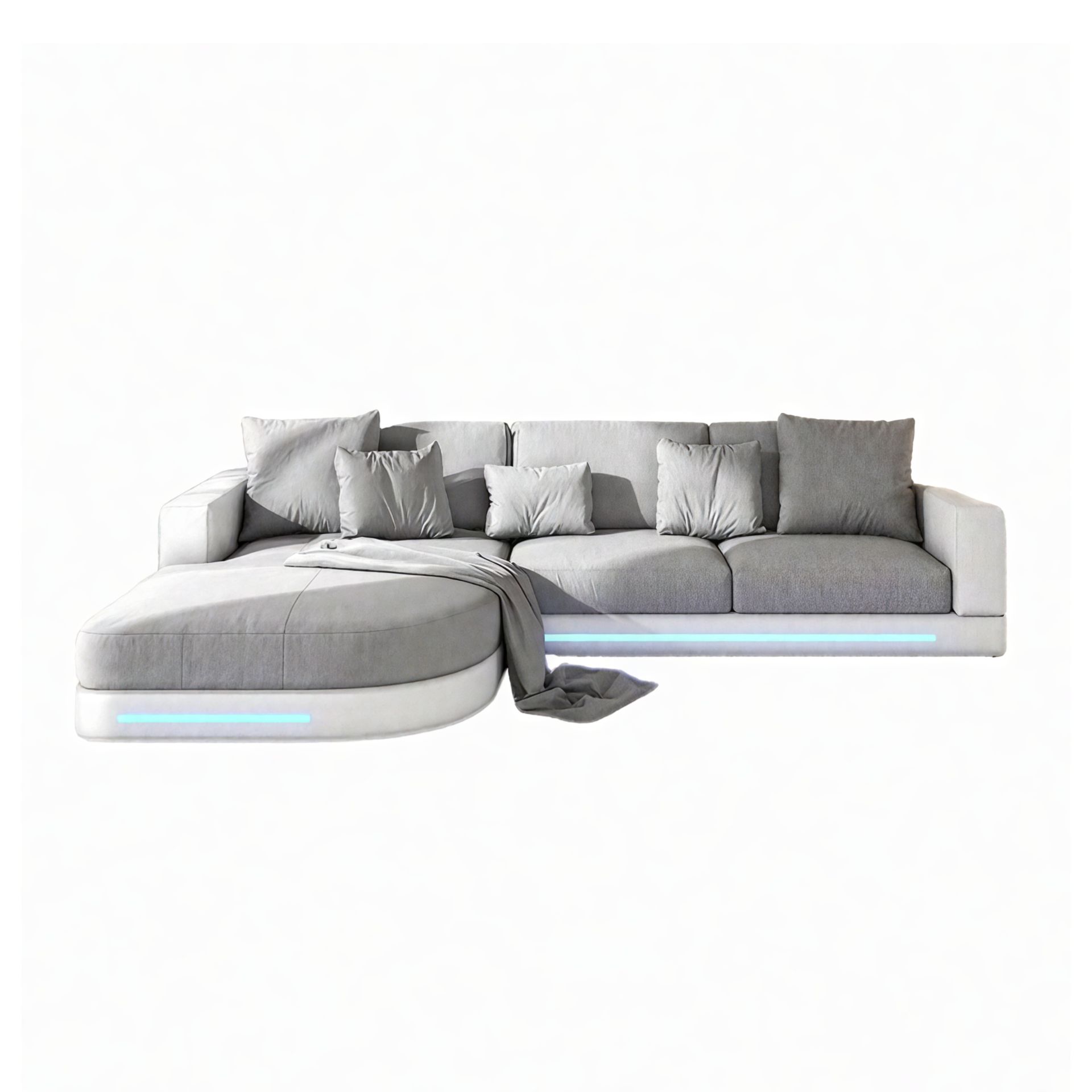 Sofa mit LED Turku - L-Form