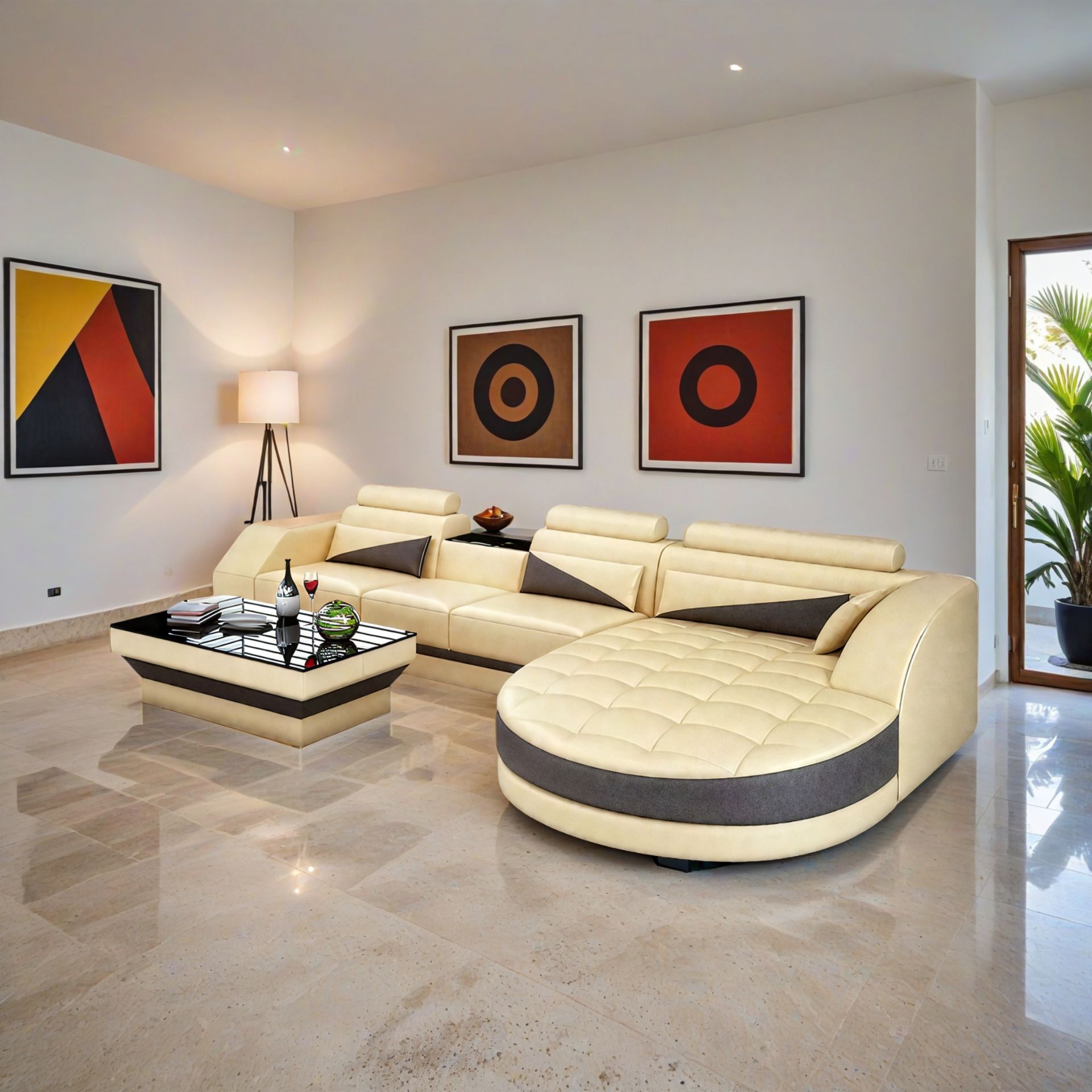  Sofa Dessau - Wohnlandschaft U-form