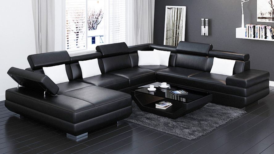 Sofa Erfurt - Wohnlandschaft U-form