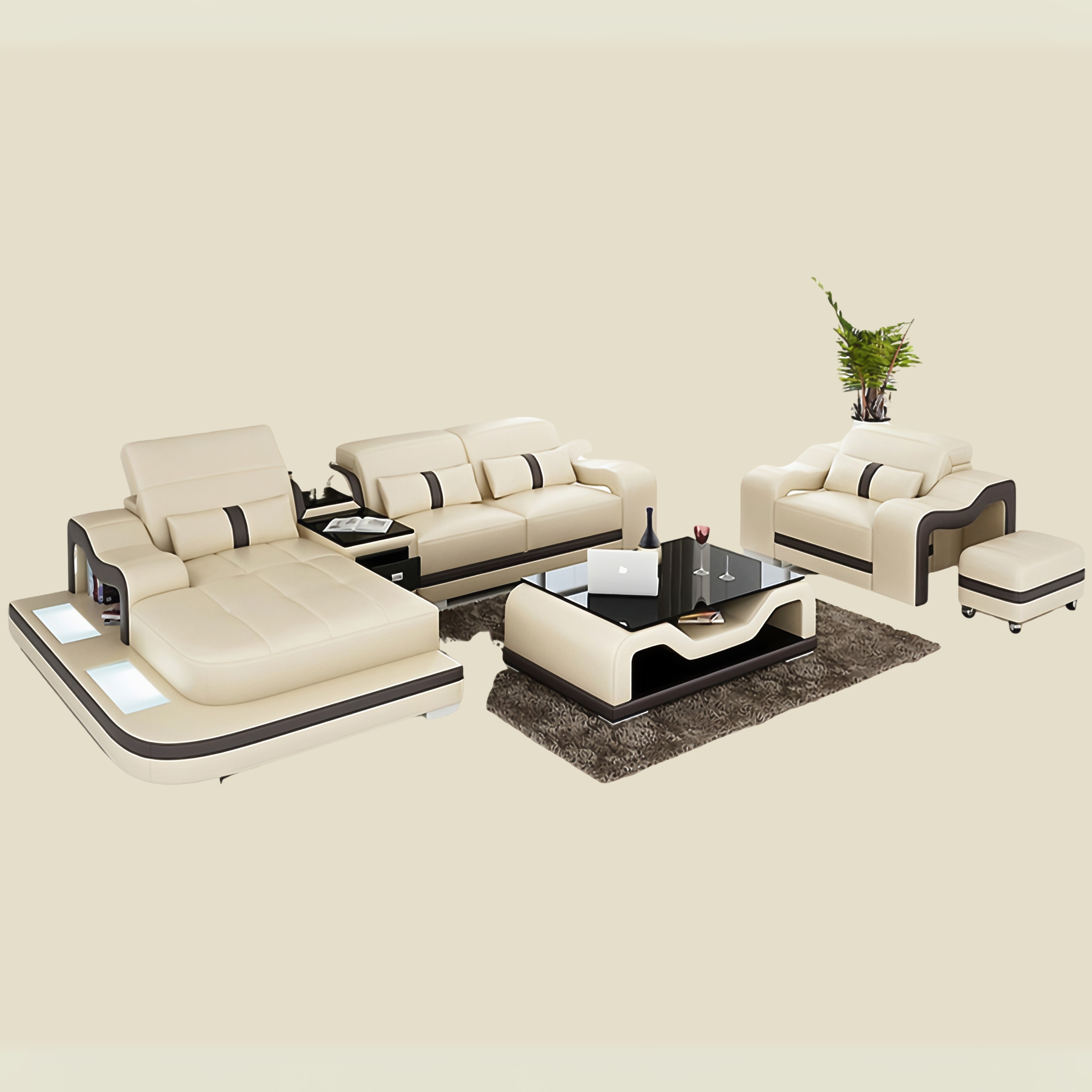 Sofa Stuttgart + Sessel