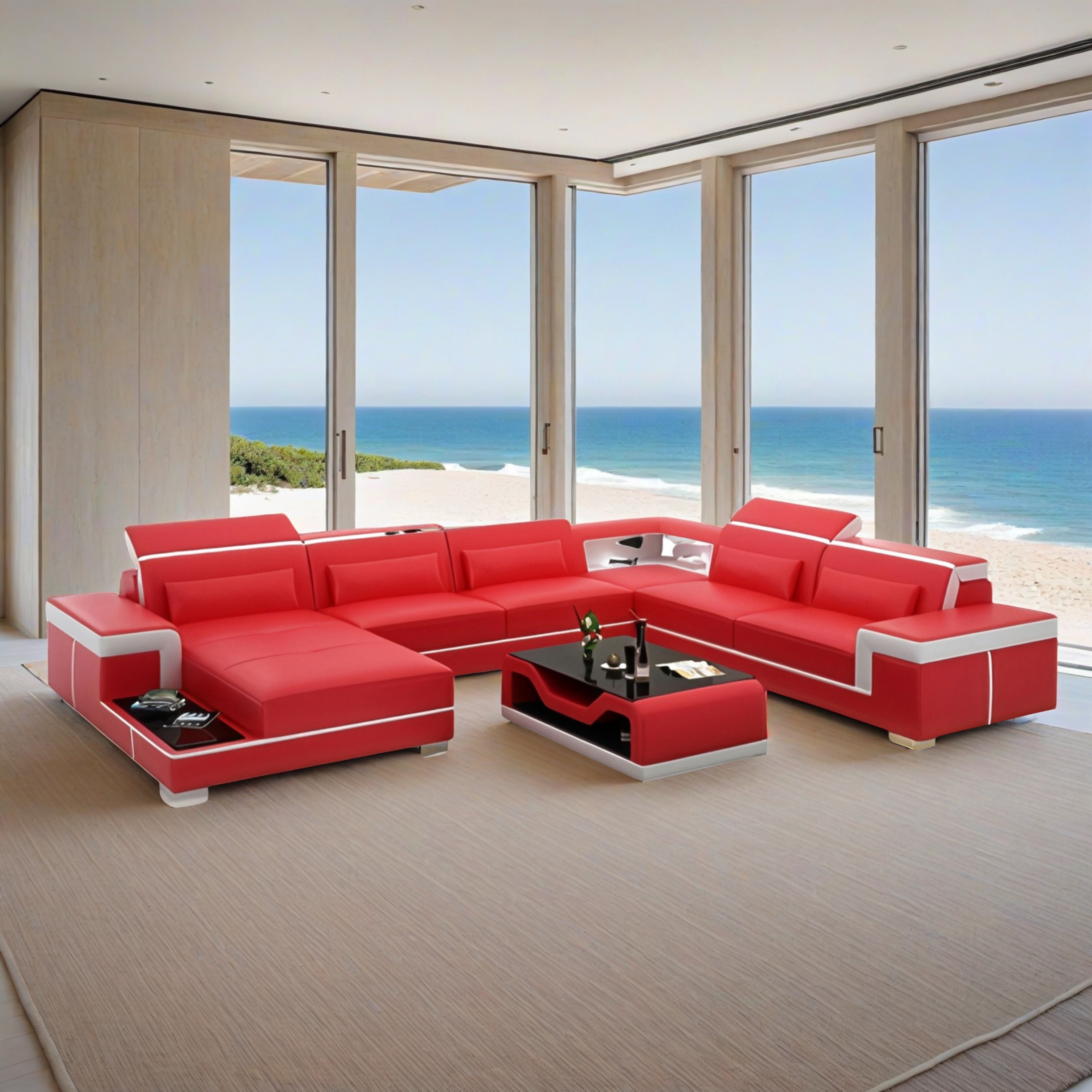 Sofa Quartier Laval -   Wohnlandschaft U-form