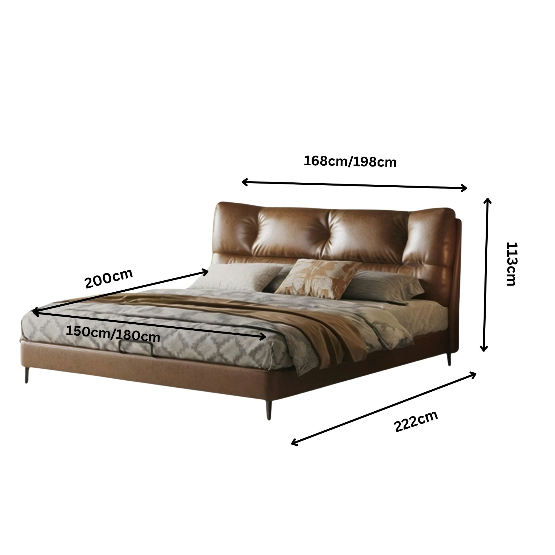 Doppelbett Roma