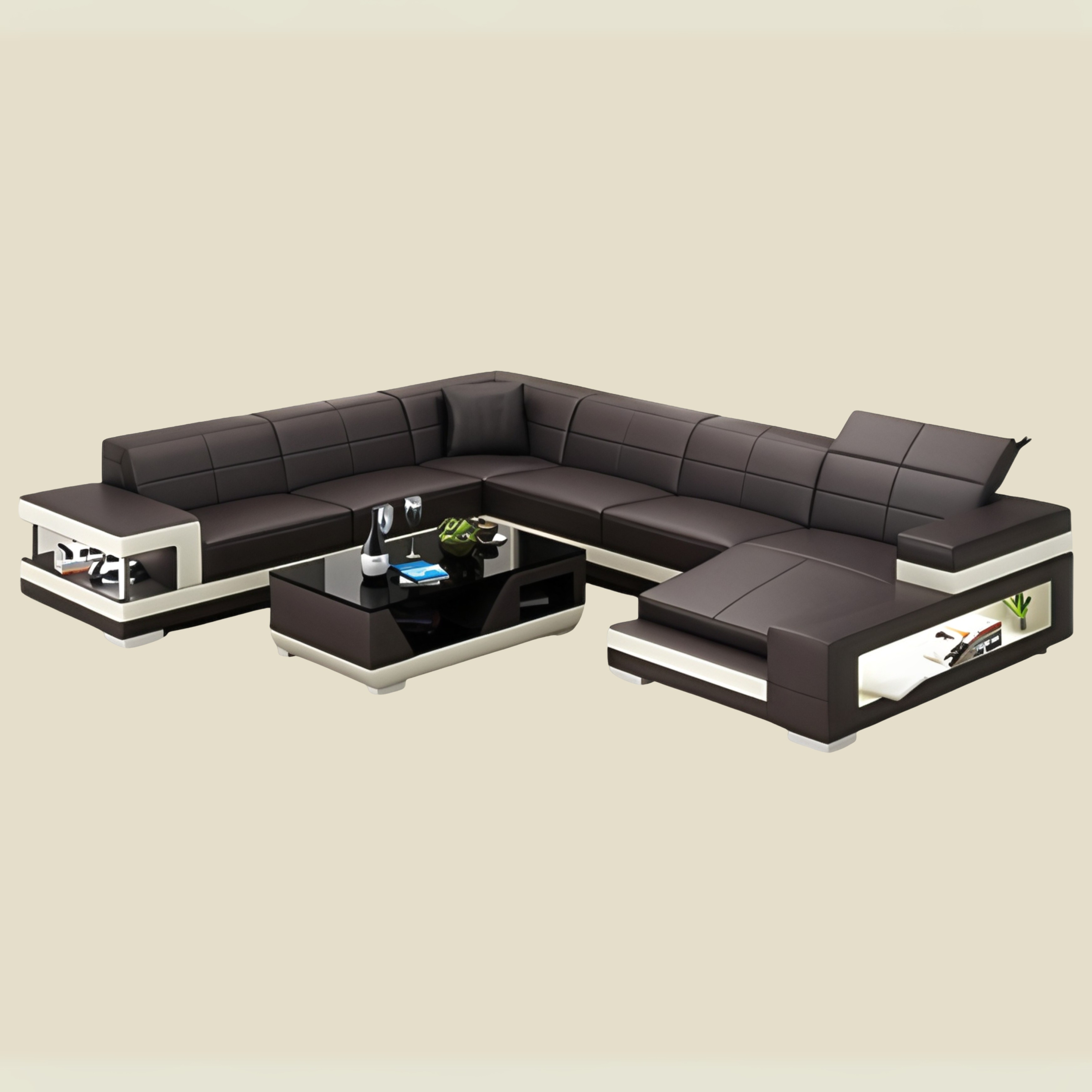 Sofa Vilnius - Wohnlandschaft U-form
