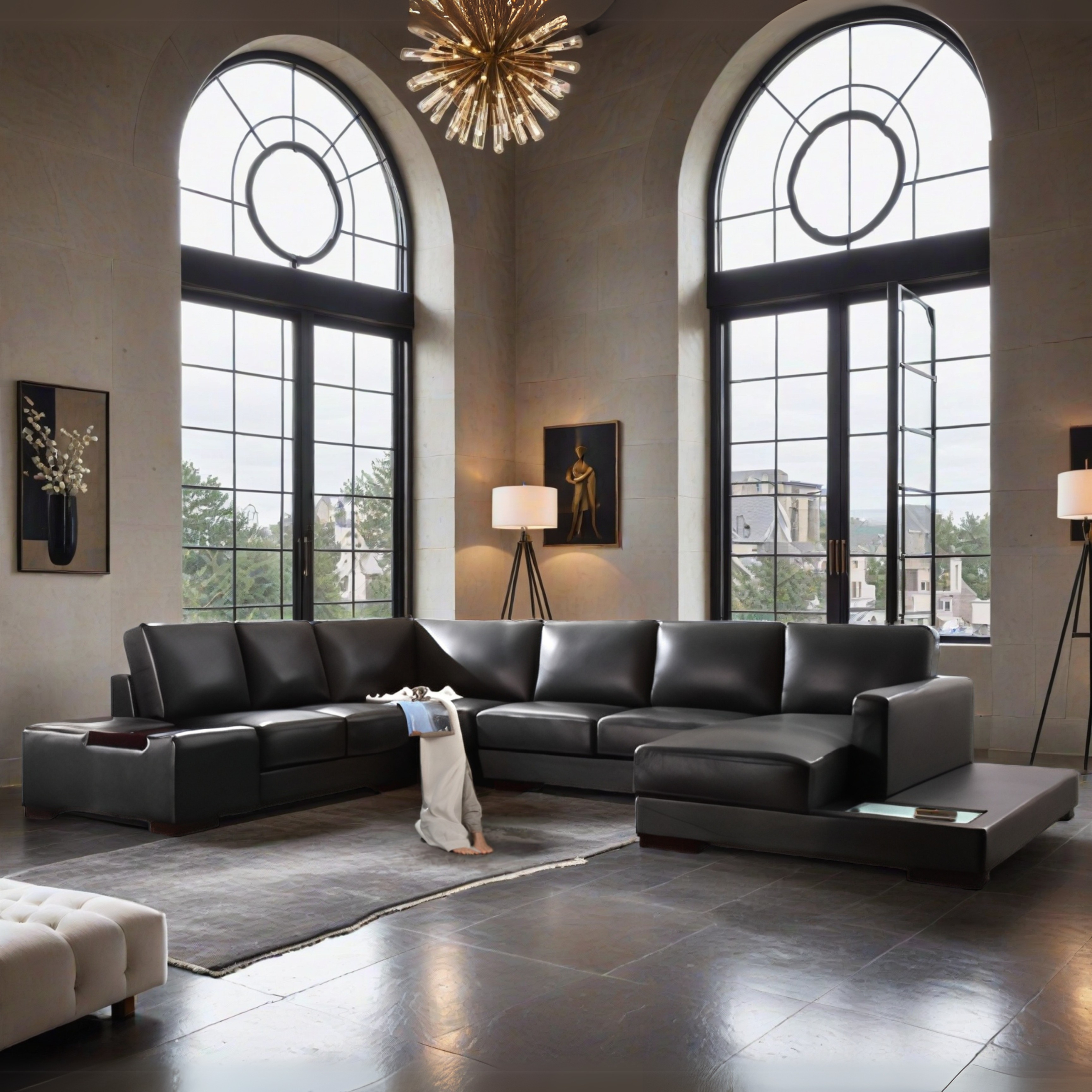Sofa Aachen - Wohnlandschaft U-form