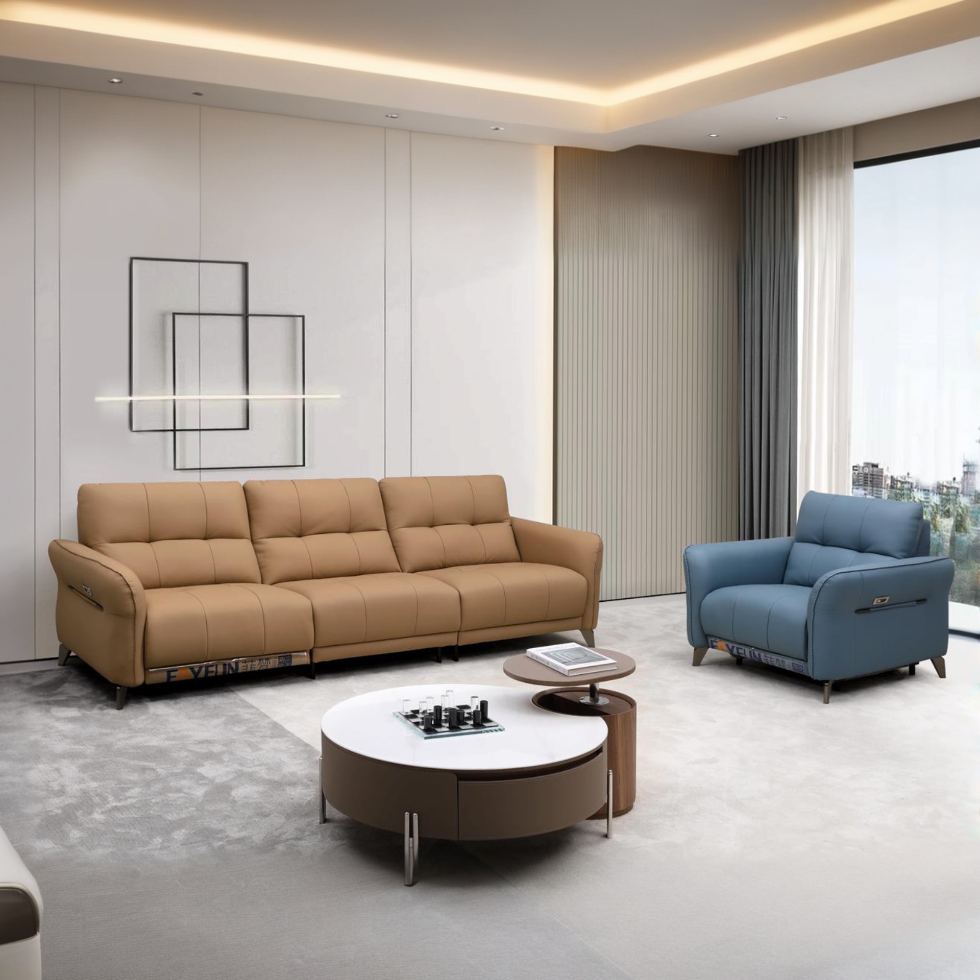 Sofa Rivona + Sessel