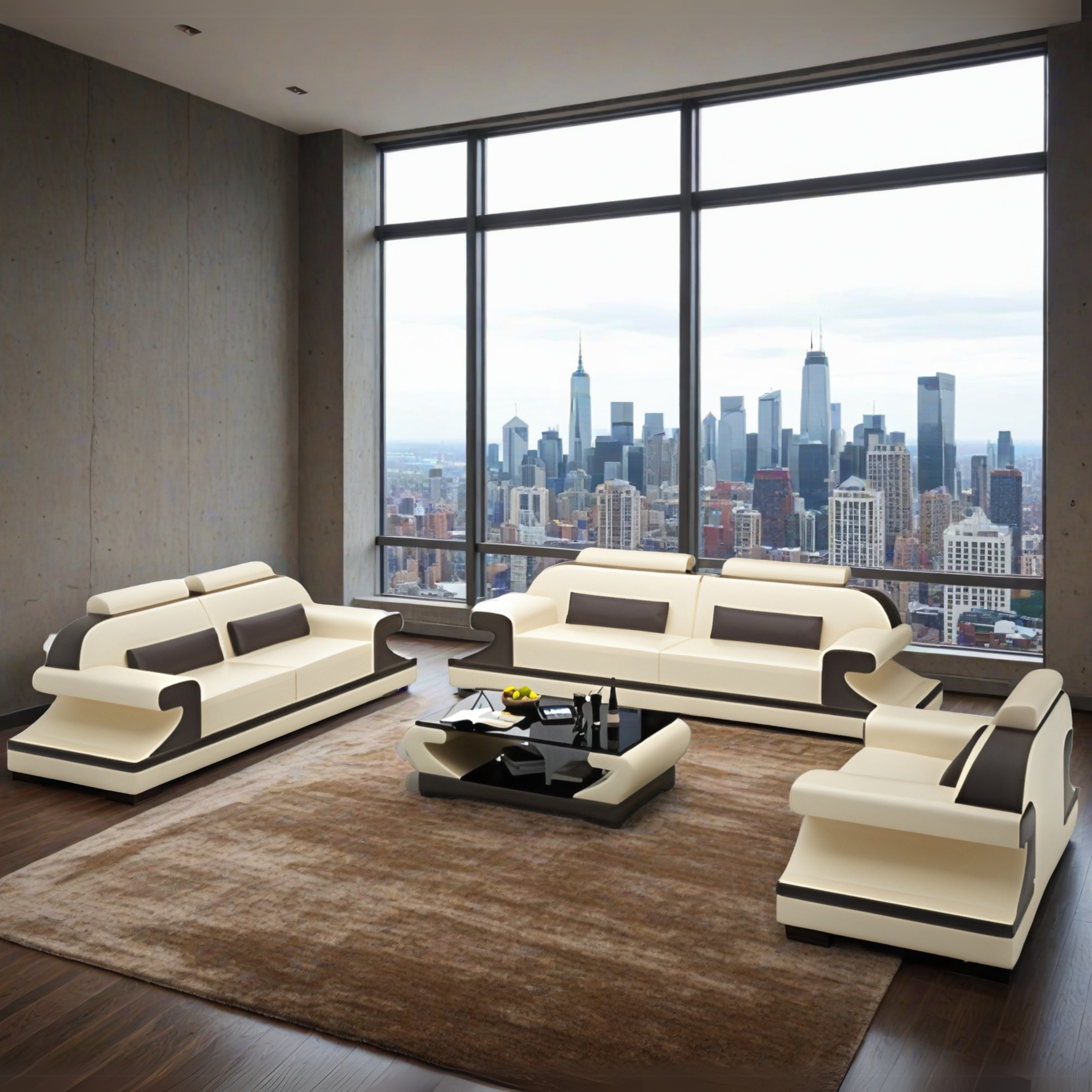 Sofa Set Bordeaux