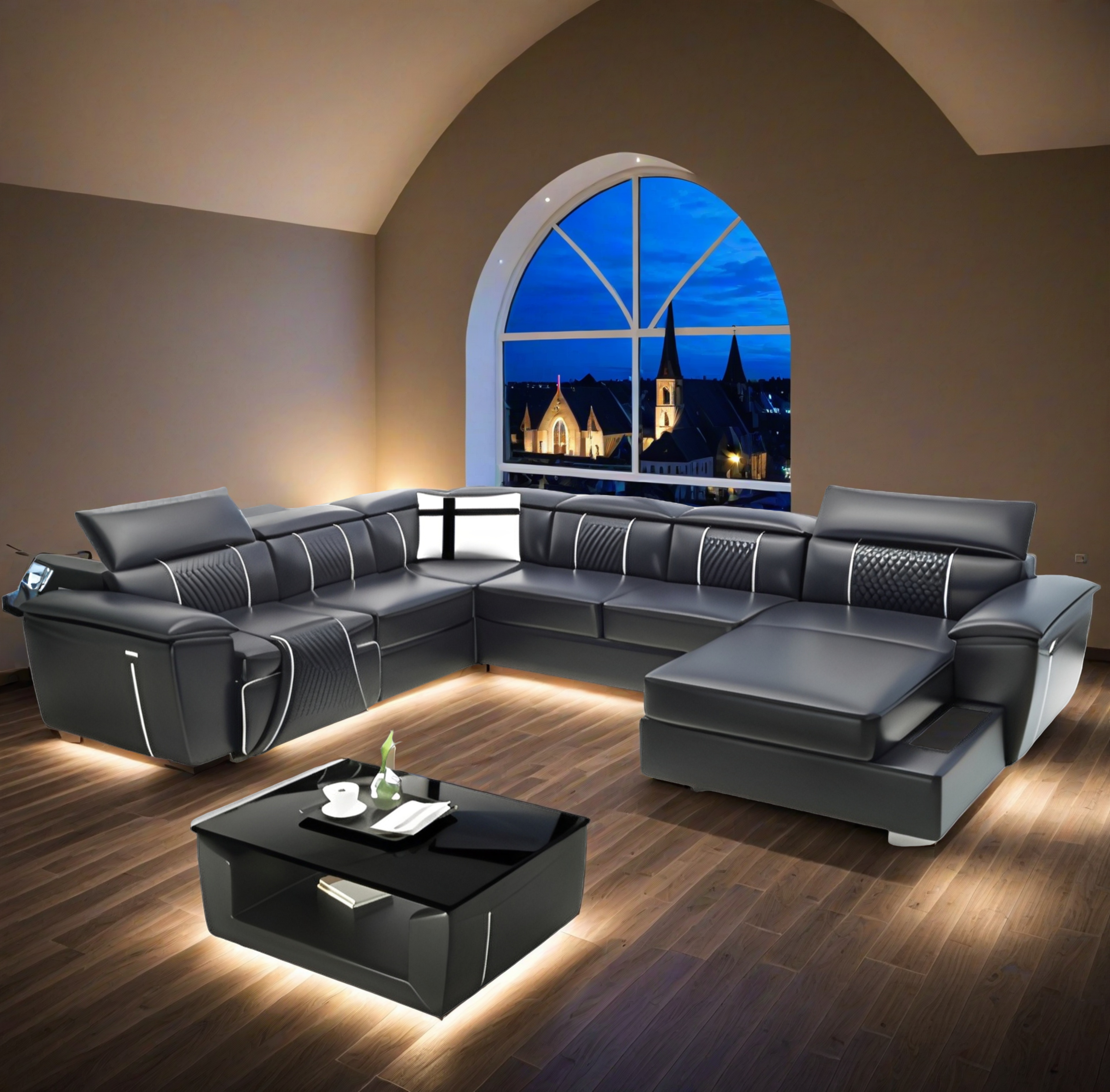 Sofa Grenoble - Wohnlandschaft U-form