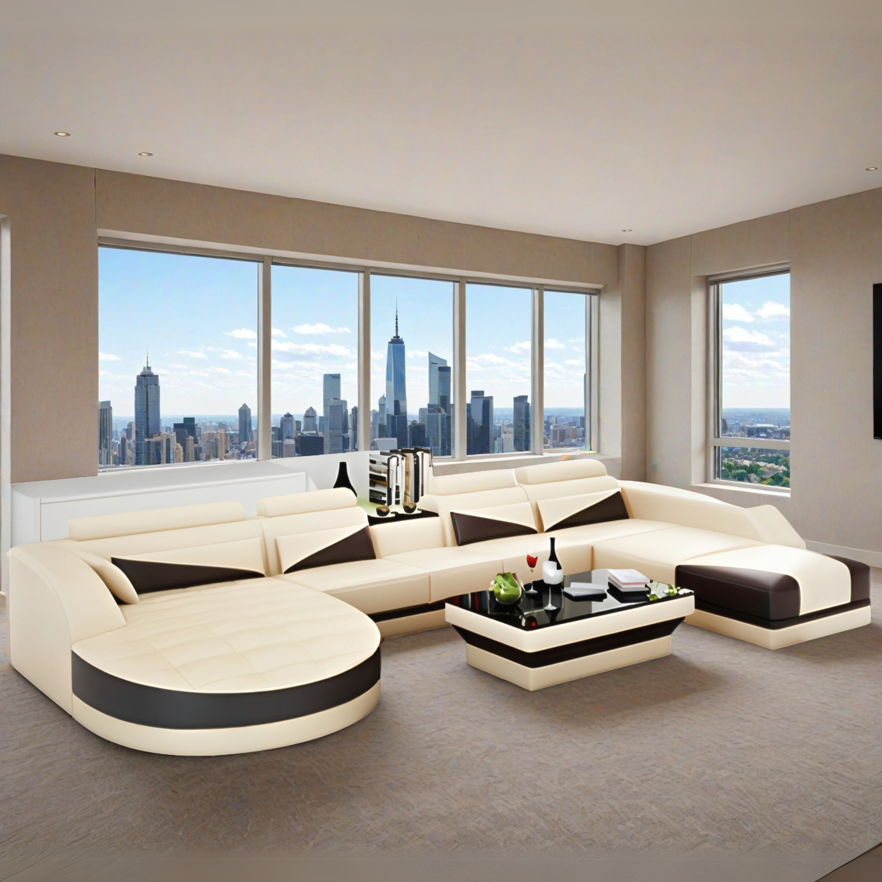 Sofa Antibes -  Wohnlandschaft U-form