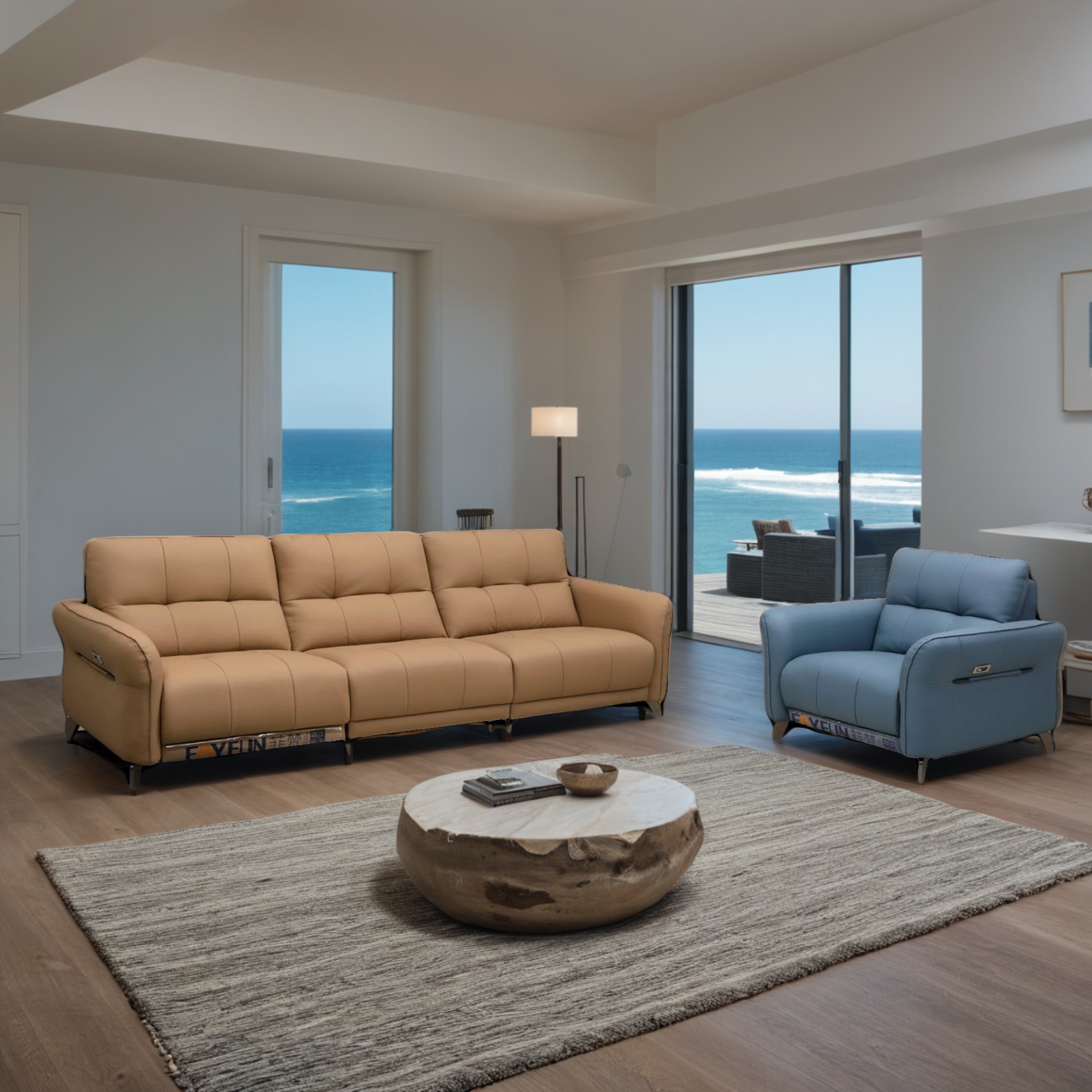 Sofa Rivona + Sessel