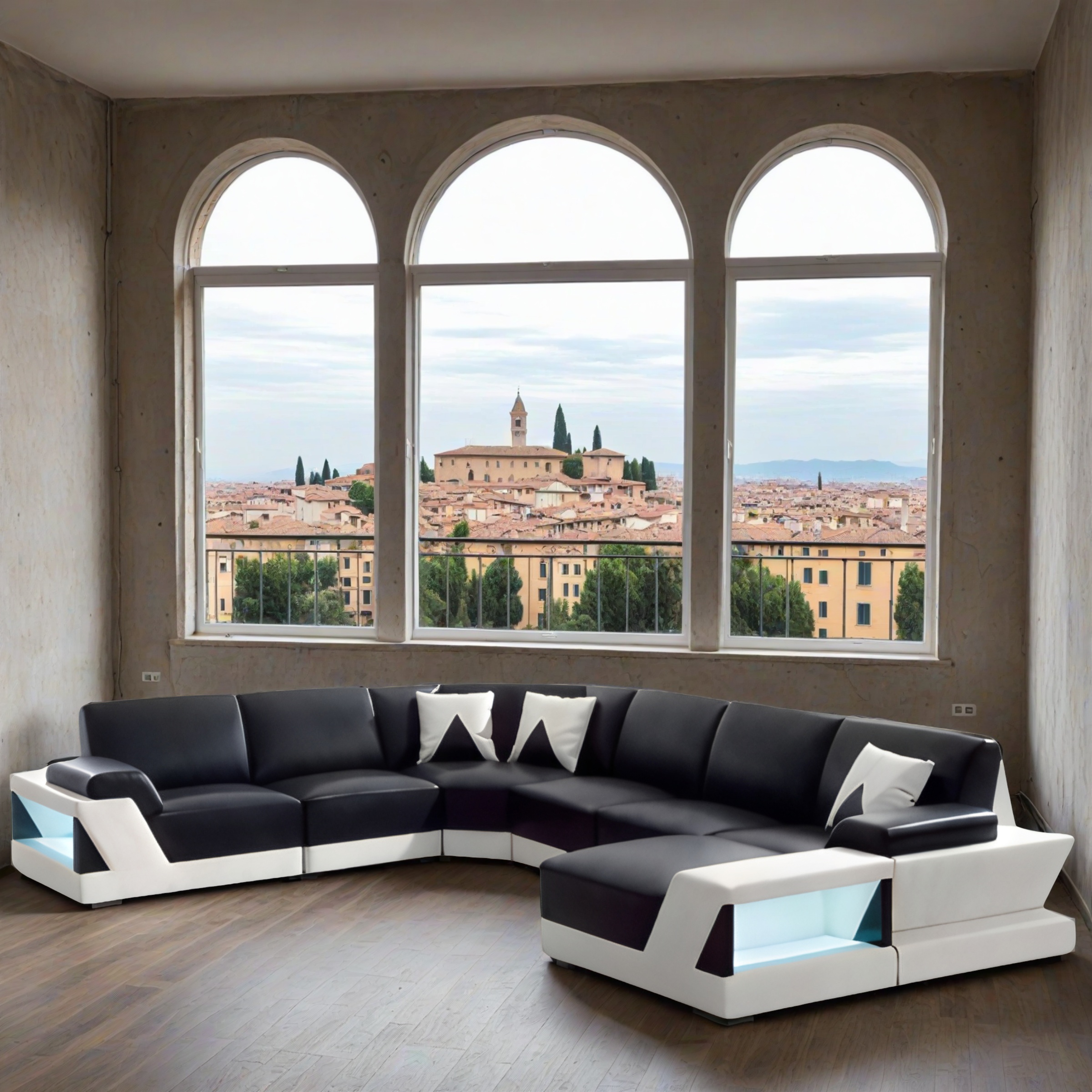 Sofa Oberasbach - Wohnlandschaft U-form 