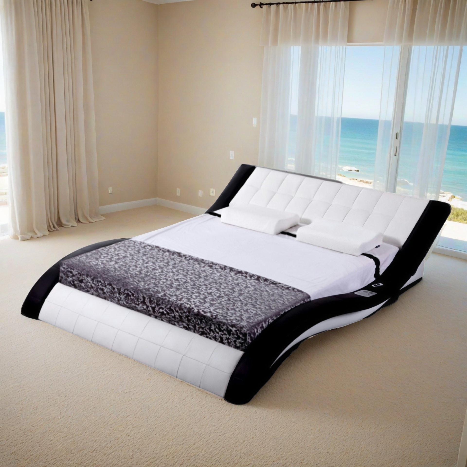 LED Doppelbett Leeds 