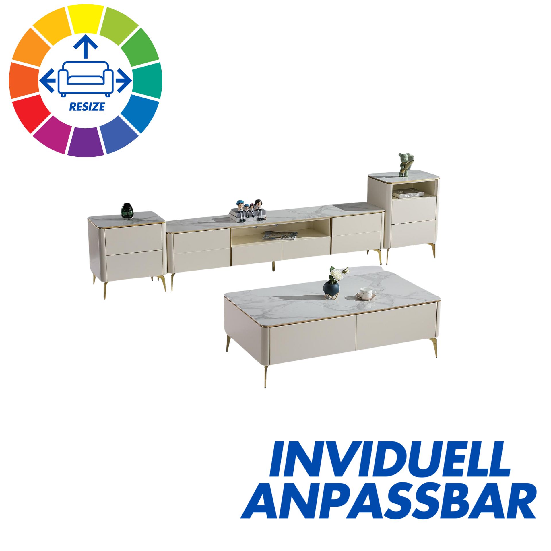 Designer Couchtisch und TV Board Oschersleben