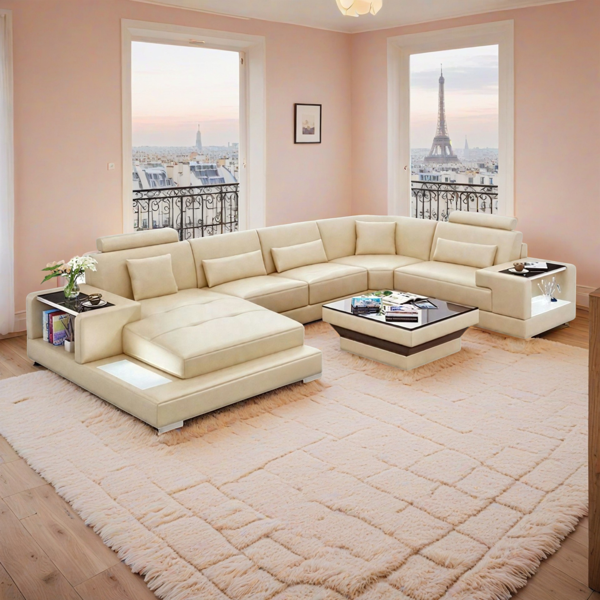 Sofa Stuttgart - Wohnlandschaft U-form