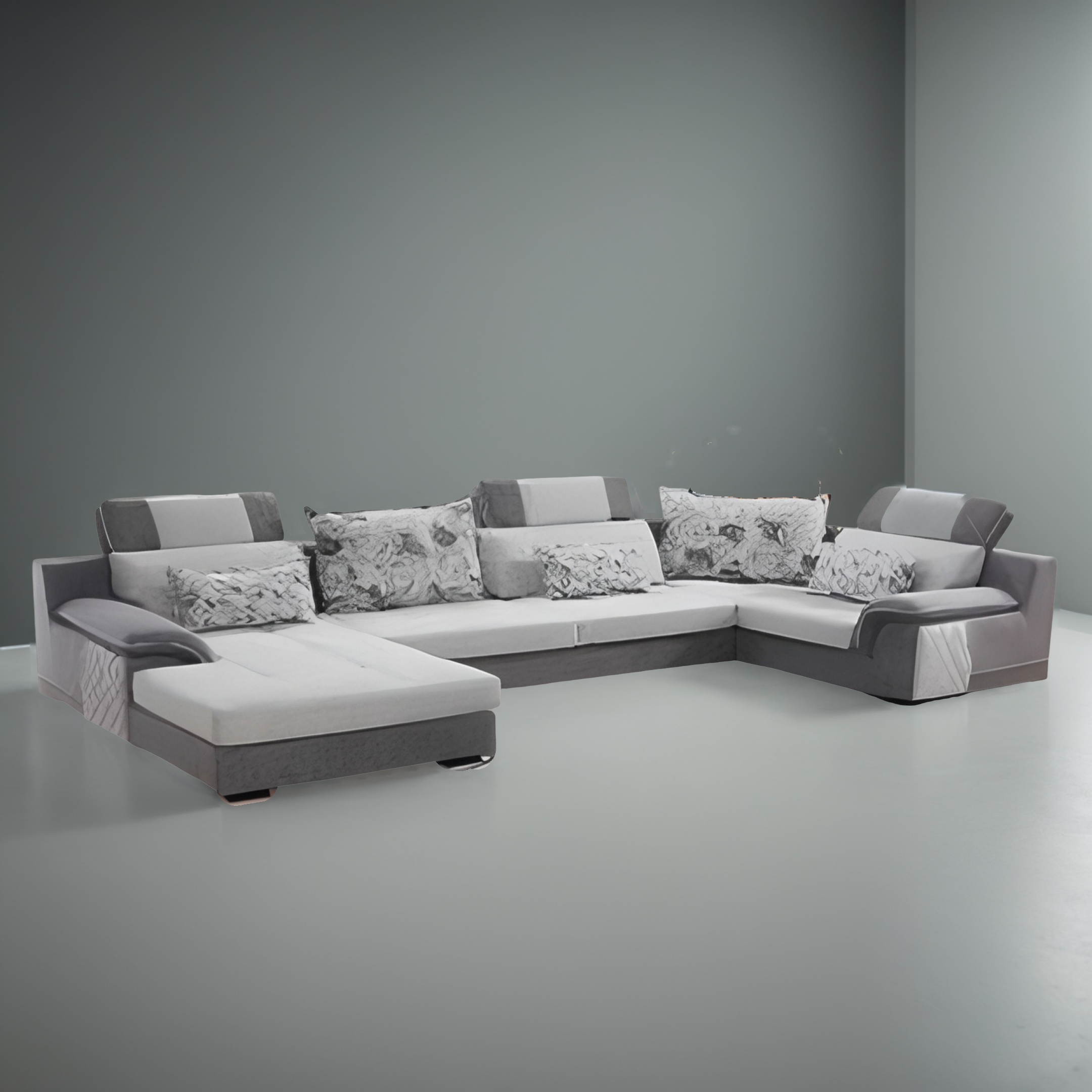 Wohnlandschaft Sofa U-Form Osaka 