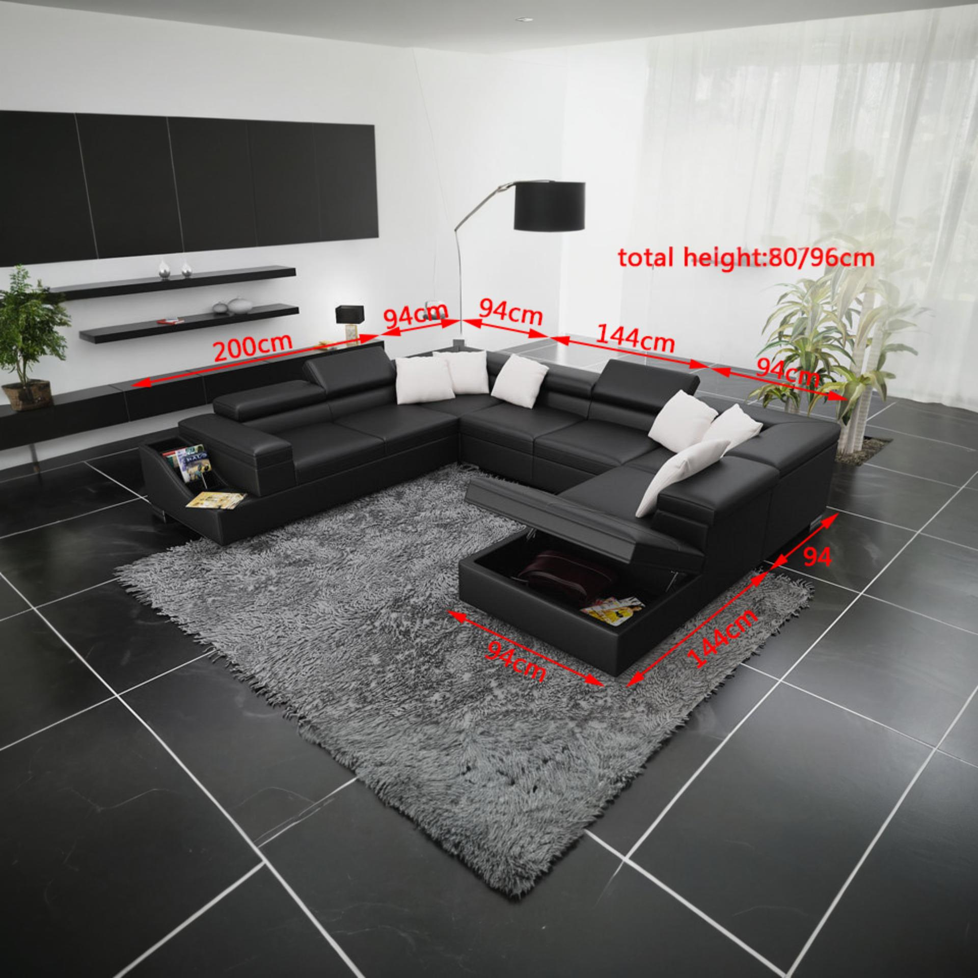 Sofa Oberstaufen Wohnlandschaft U-form