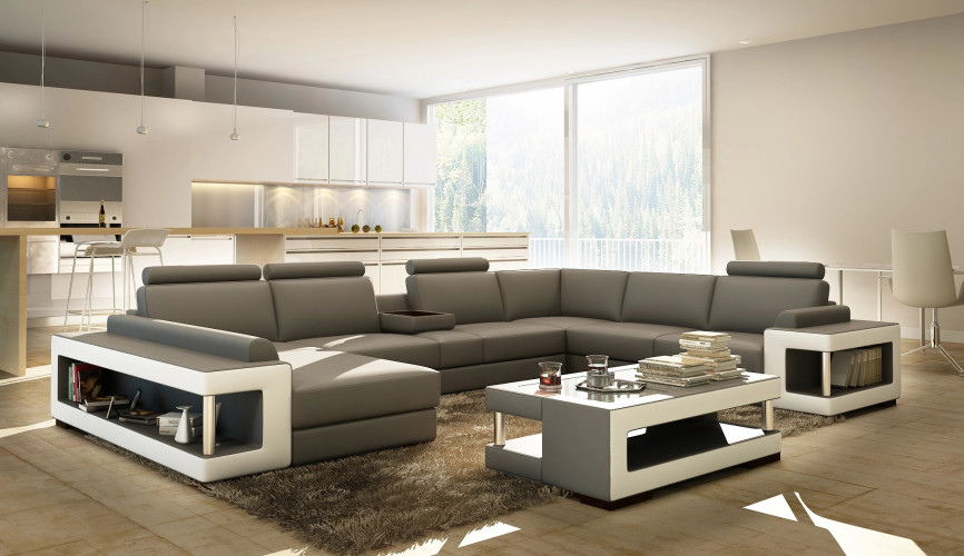 Sofa Düifferdeng - Wohnlandschaft U-form