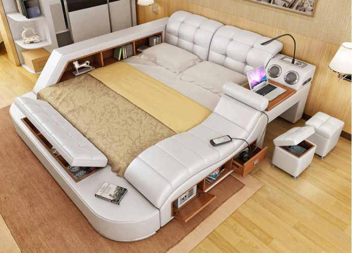 Doppelbett Grau Snowfall