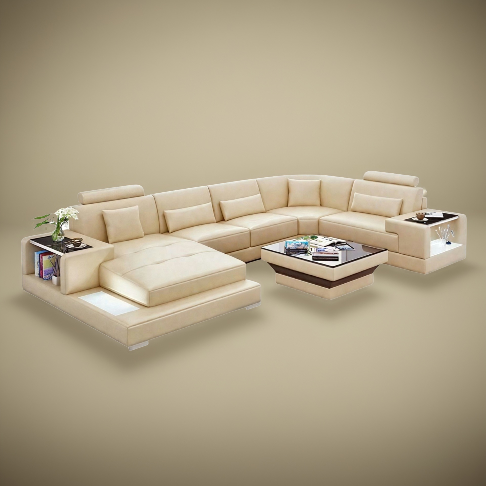 Sofa Stuttgart - Wohnlandschaft U-form