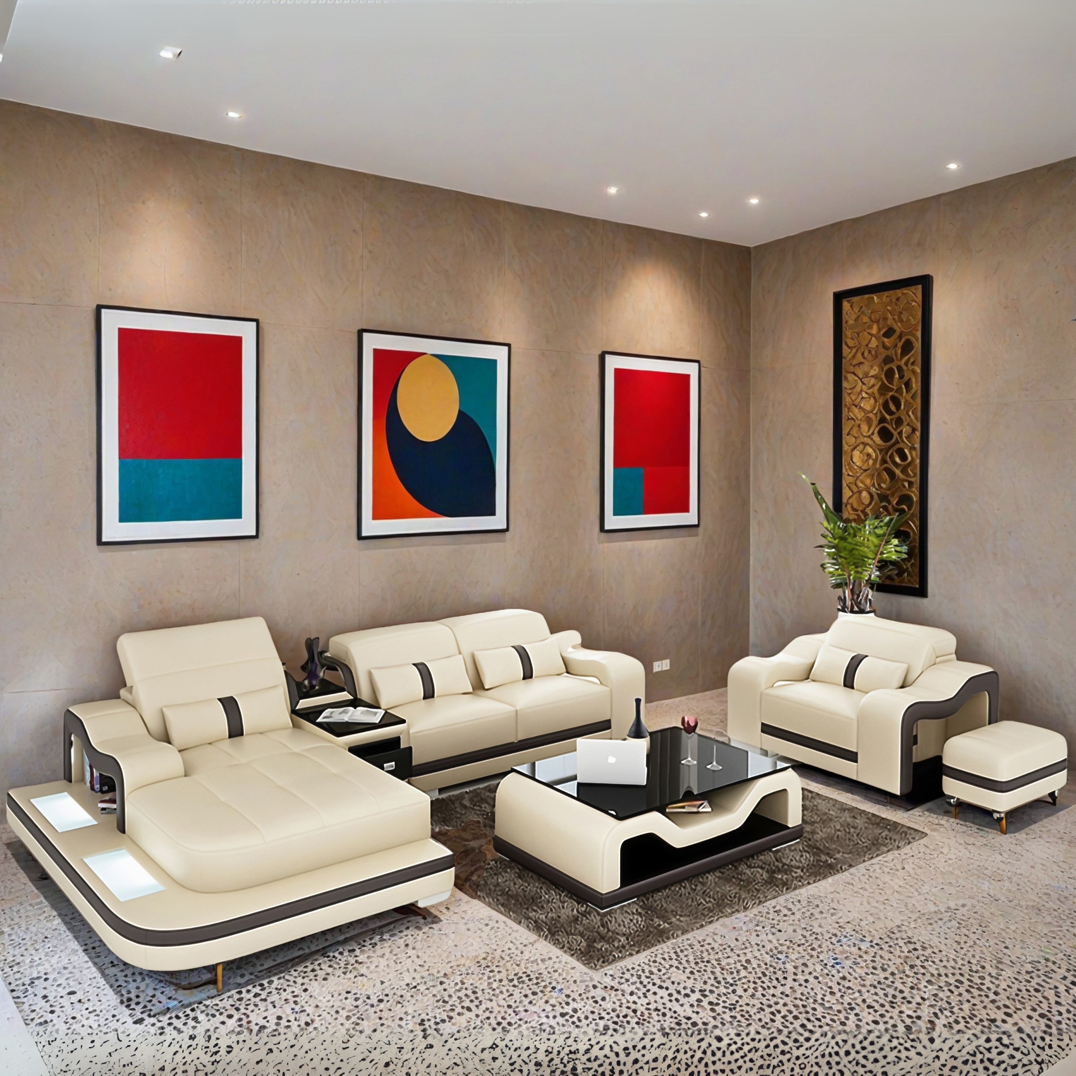 Sofa Stuttgart + Sessel