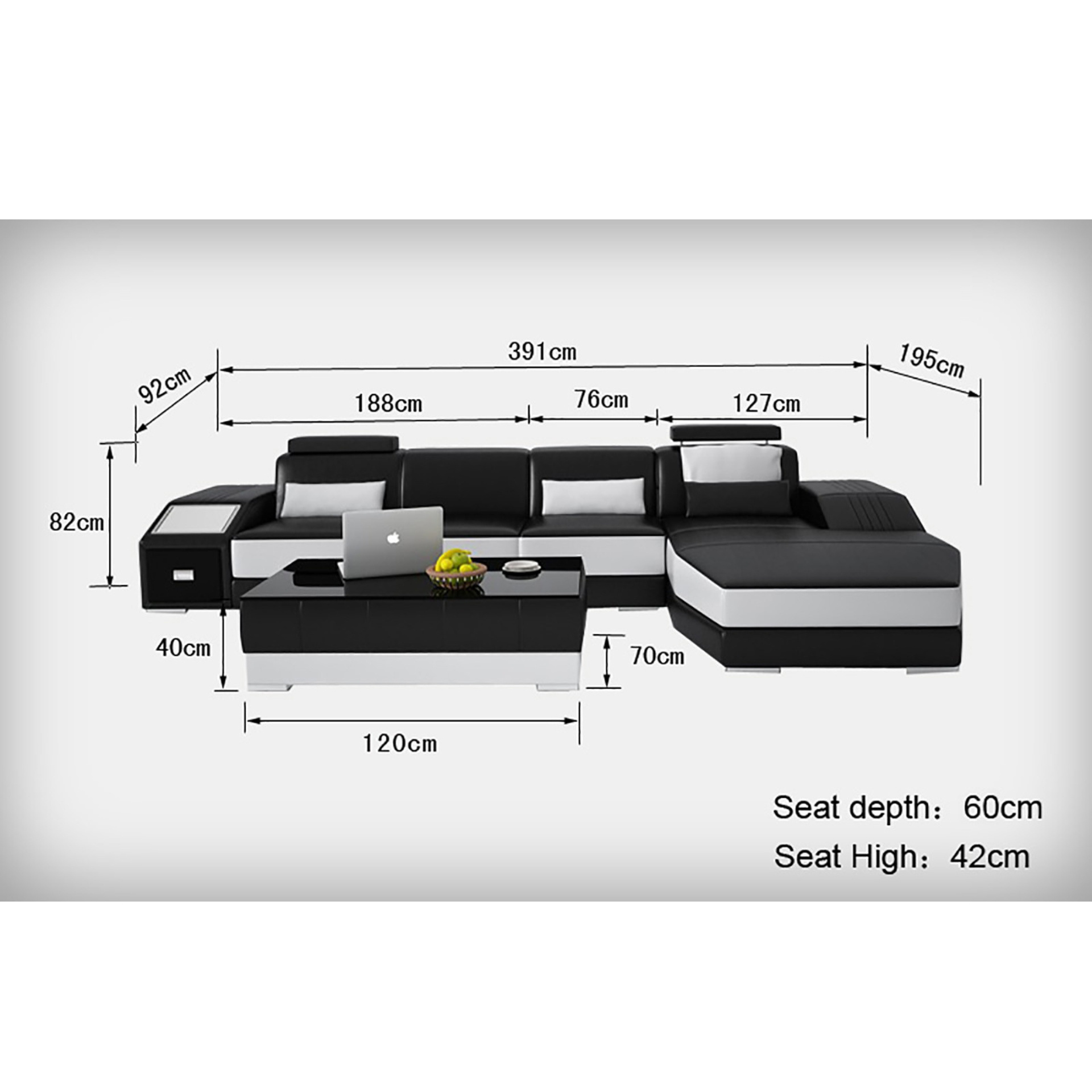  Sofa Kobe - L-Form