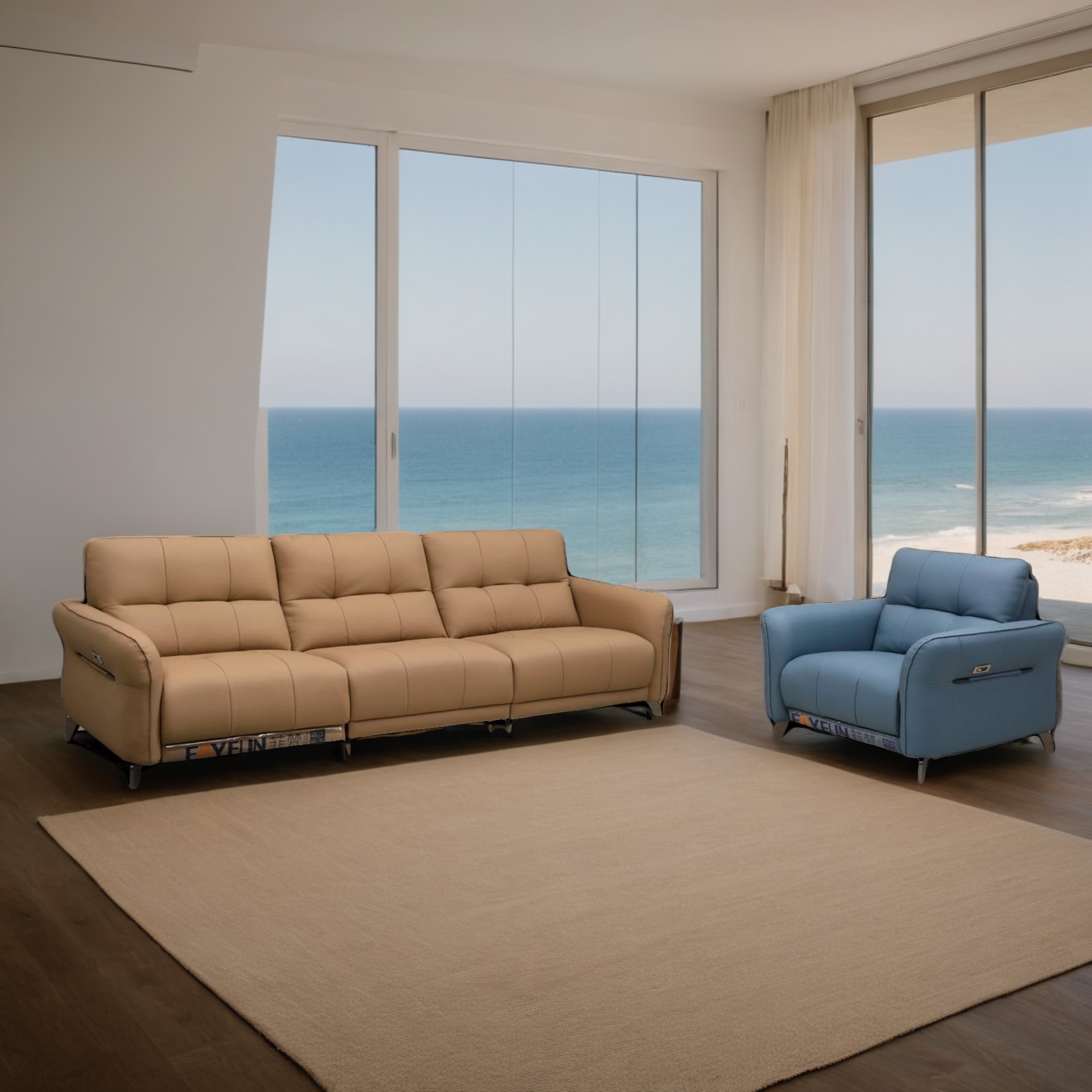 Sofa Rivona + Sessel