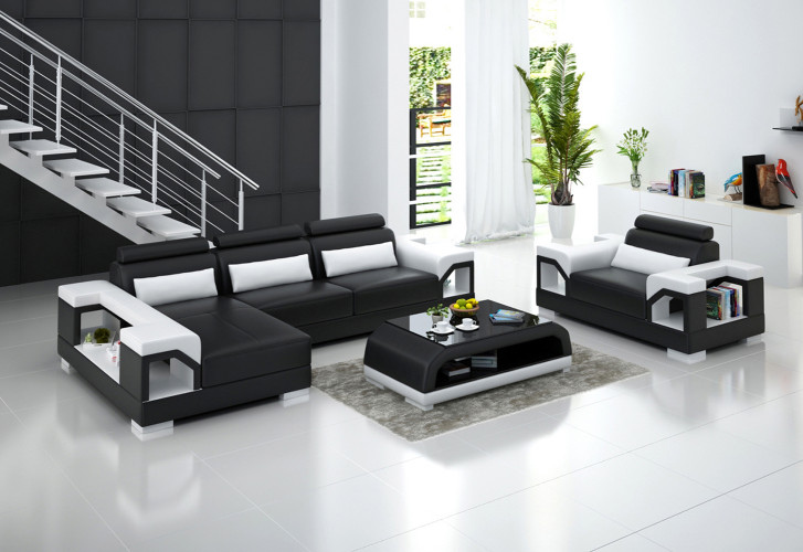  L-Form Sofa + Sessel Toulon
