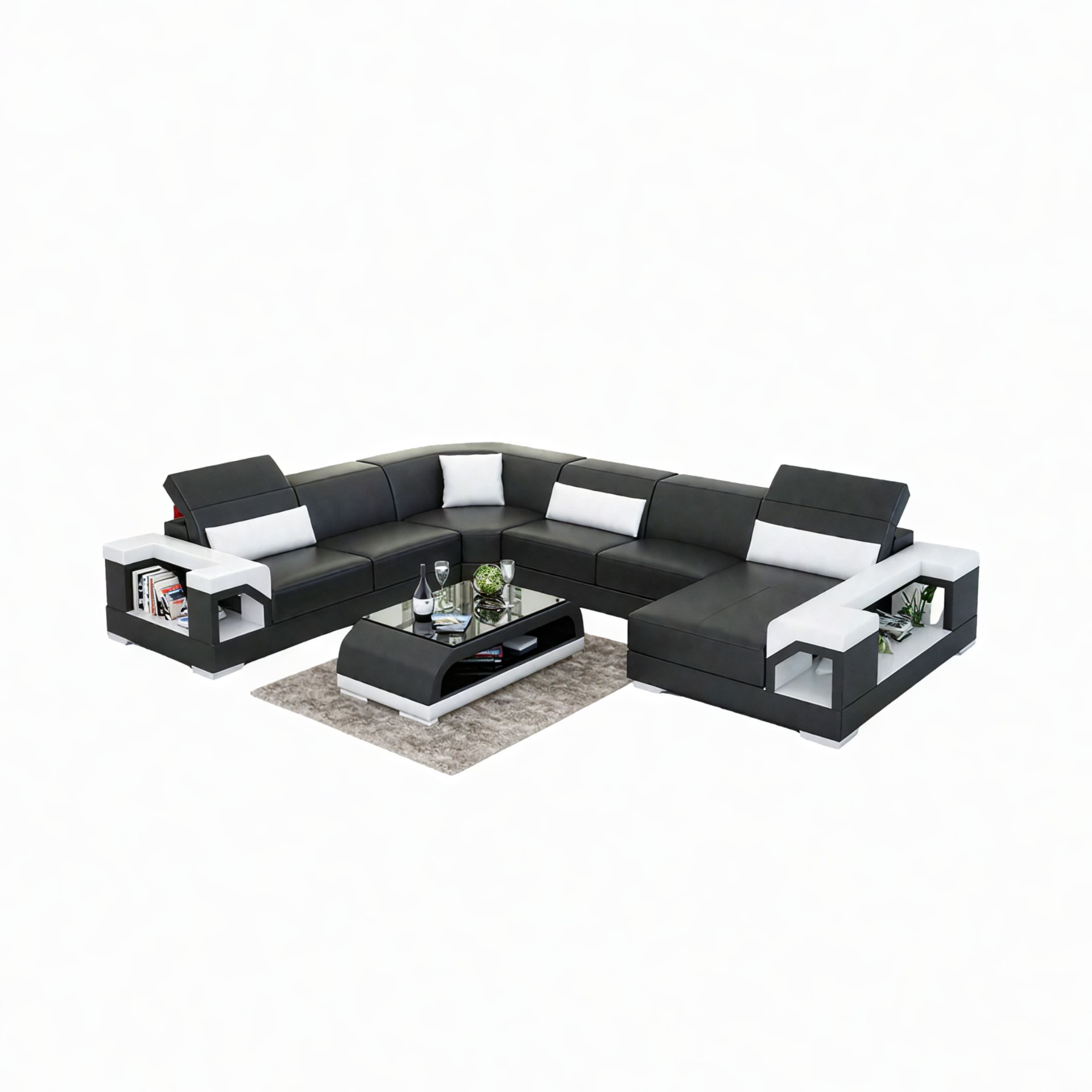 Sofa München - Wohnlandschaft U-form