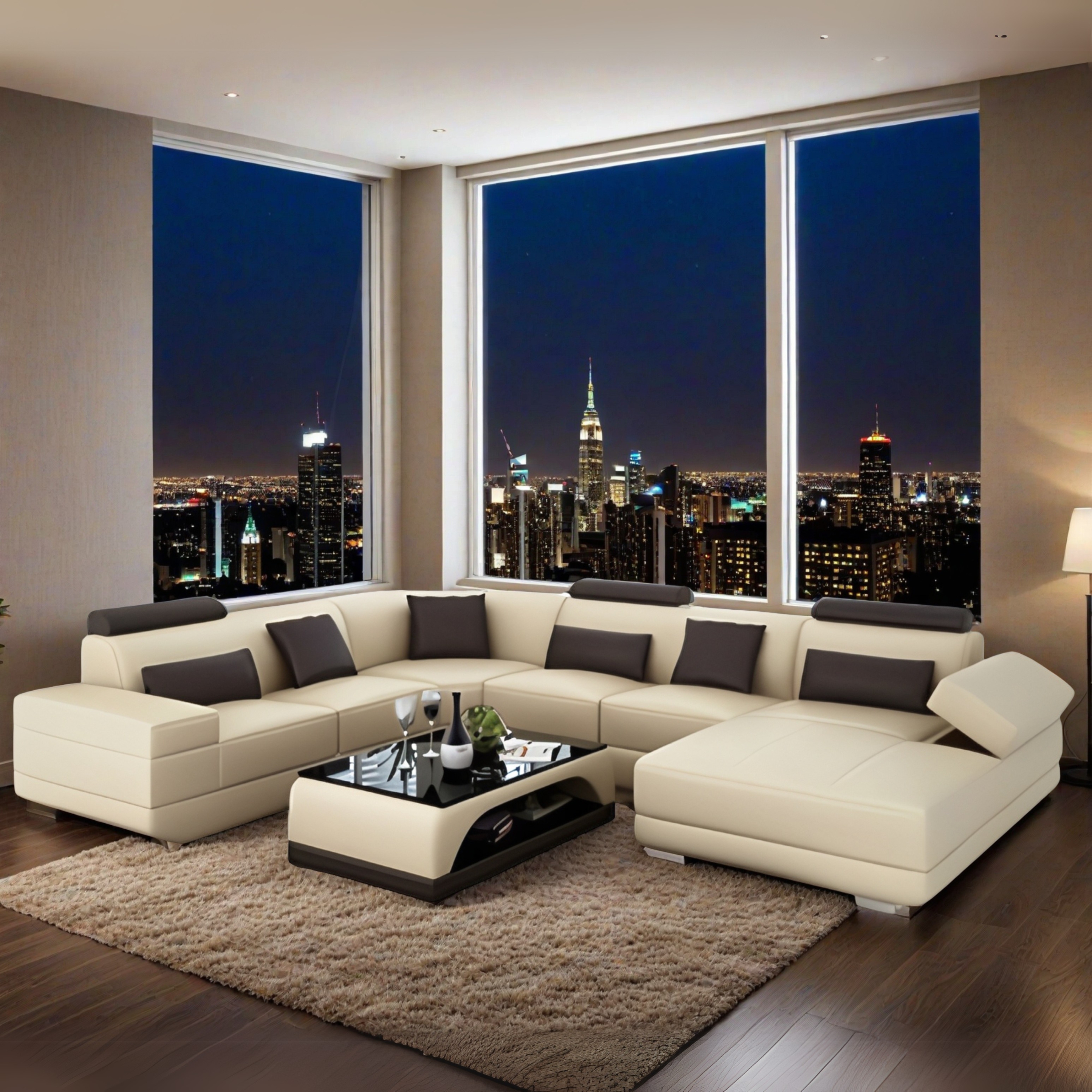 Sofa Bochum - Wohnlandschaft U-form