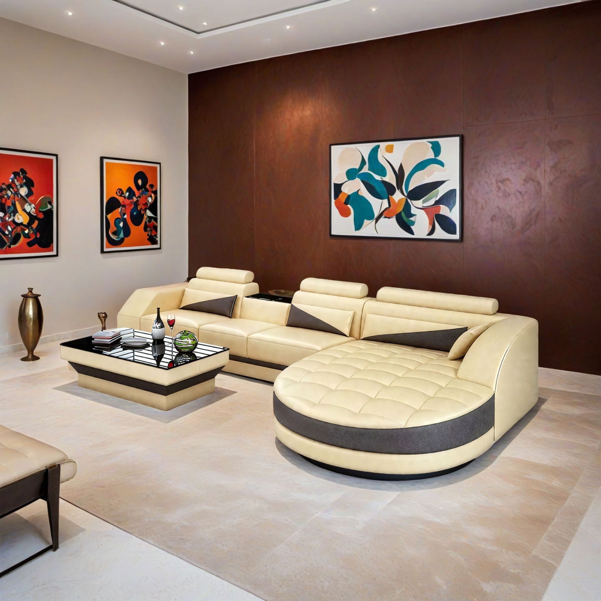  Sofa Dessau - Wohnlandschaft U-form