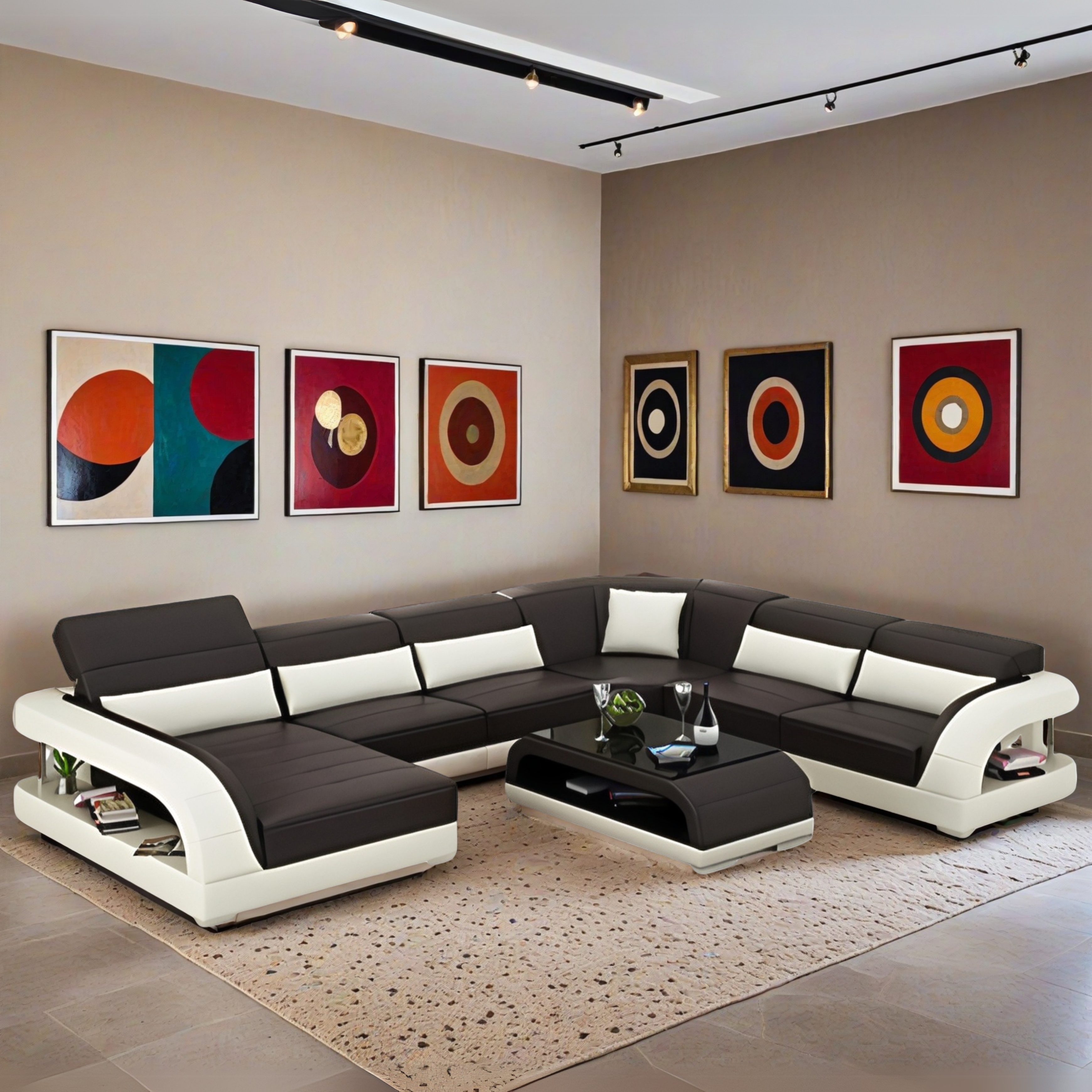 Sofa Massan - Wohnlandschaft U-form