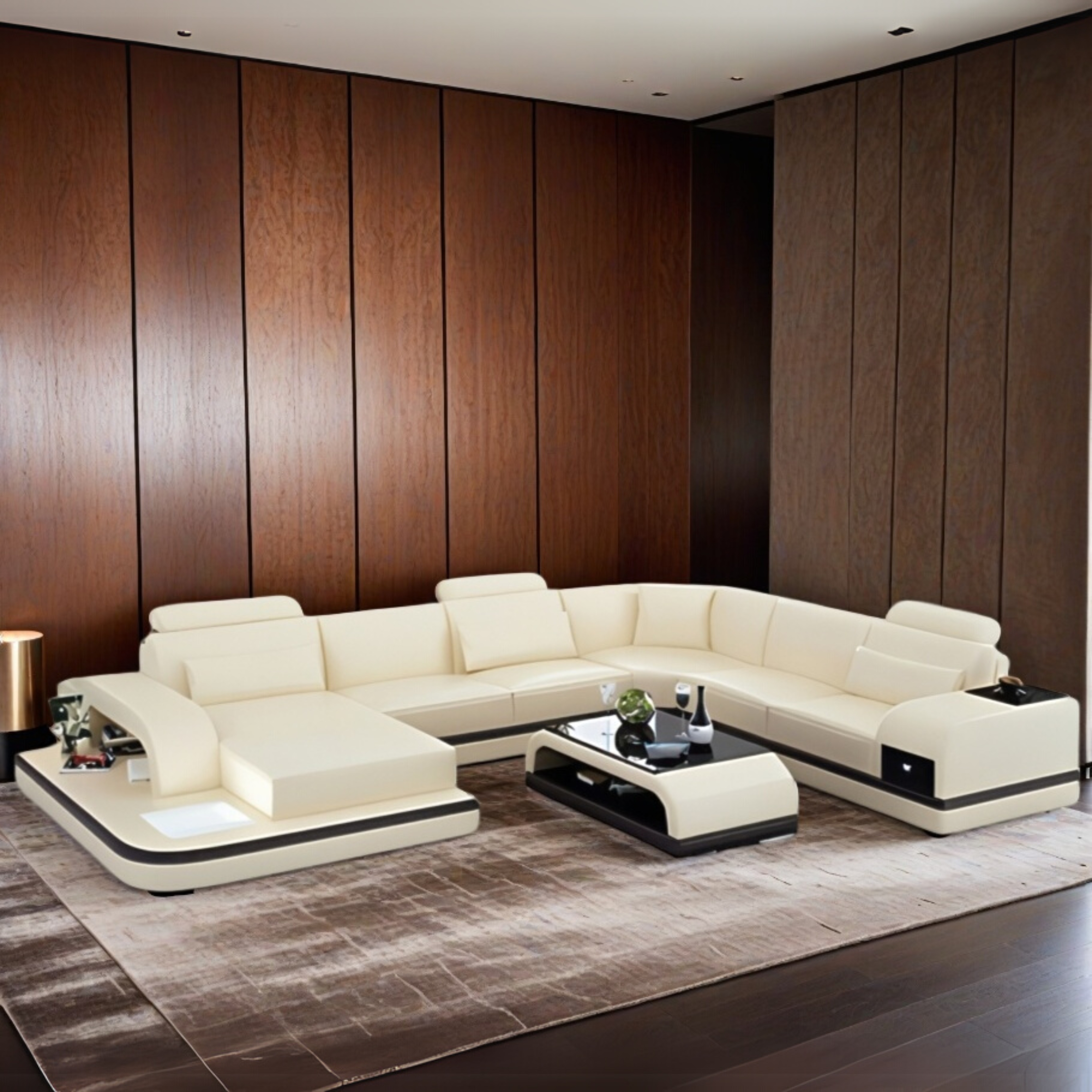 Sofa Frankfurt am Main - Wohnlandschaft U-form